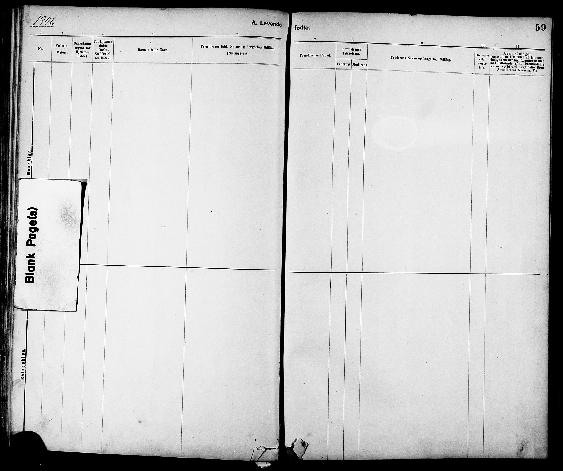 Ministerialprotokoller, klokkerbøker og fødselsregistre - Sør-Trøndelag, SAT/A-1456/639/L0573: Klokkerbok nr. 639C01, 1890-1905, s. 59