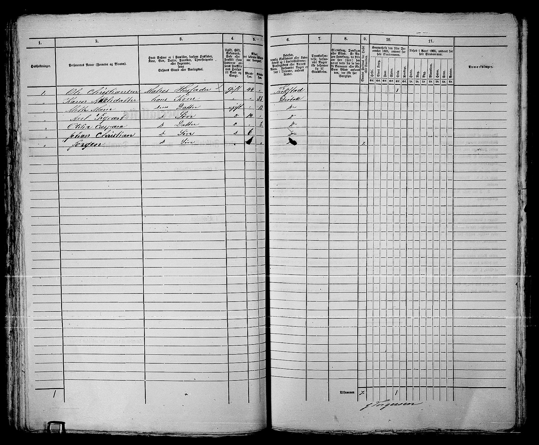 RA, Folketelling 1865 for 0203B Drøbak prestegjeld, Drøbak kjøpstad, 1865, s. 159