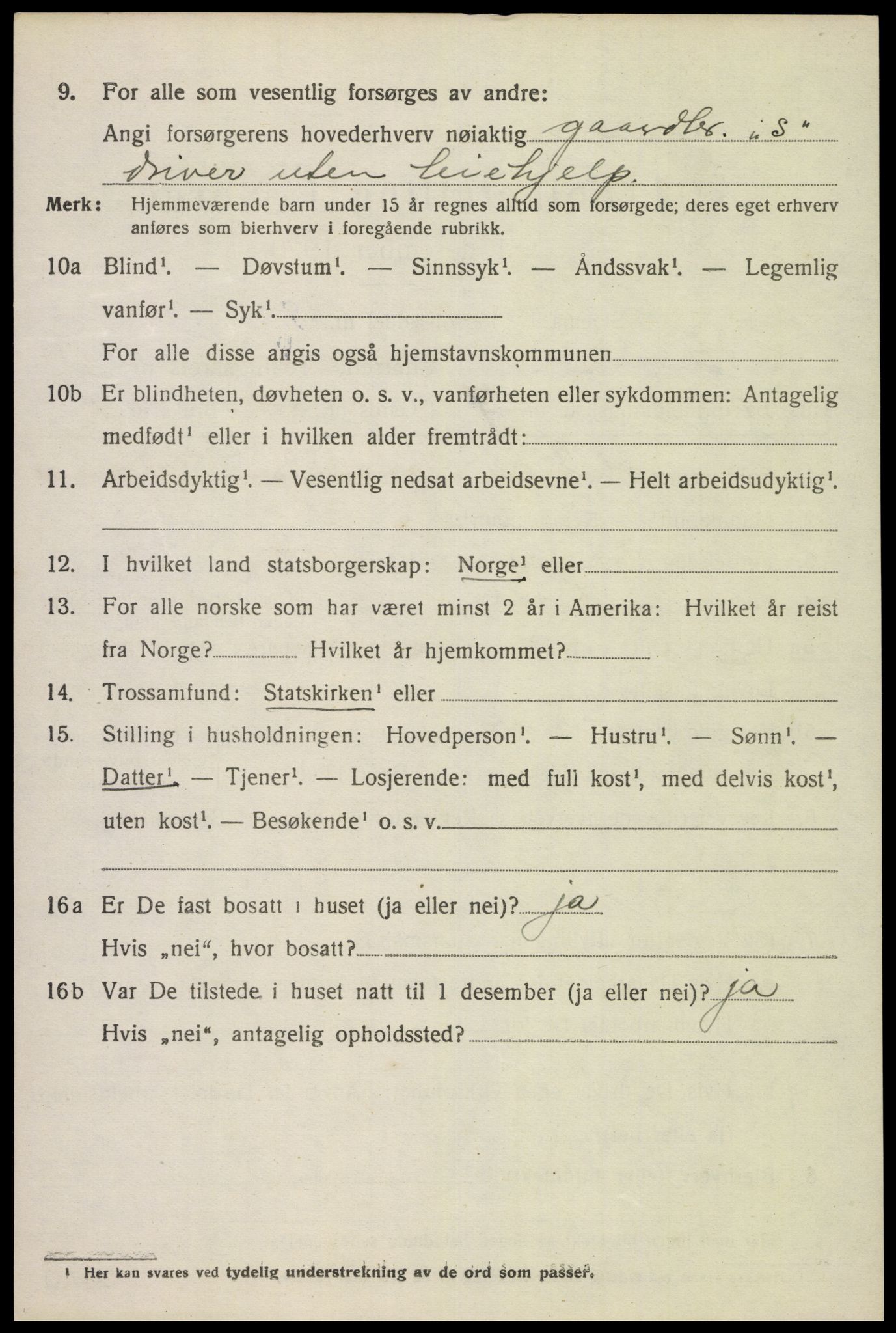 SAK, Folketelling 1920 for 1039 Herad herred, 1920, s. 1803