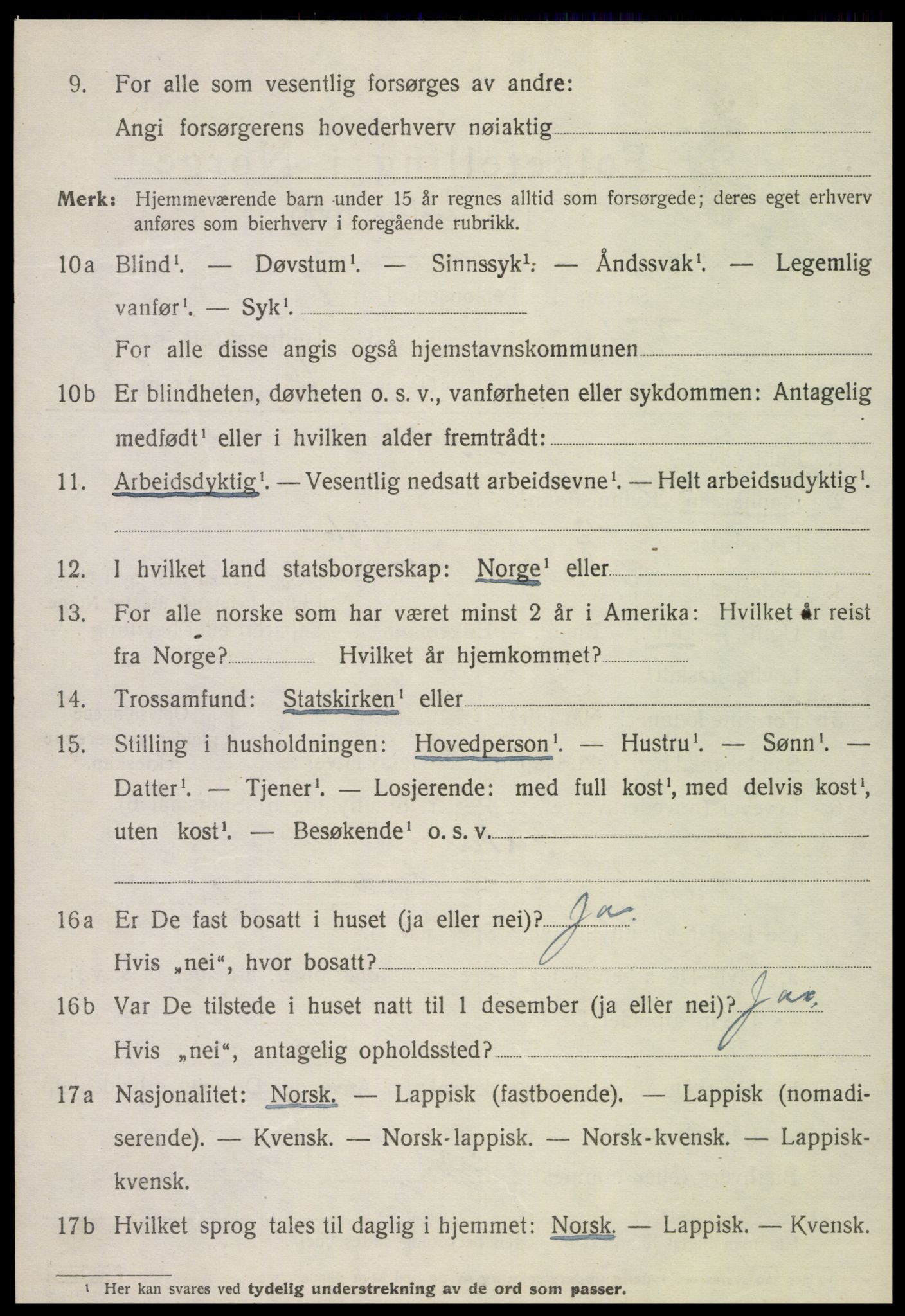 SAT, Folketelling 1920 for 1750 Vikna herred, 1920, s. 6552