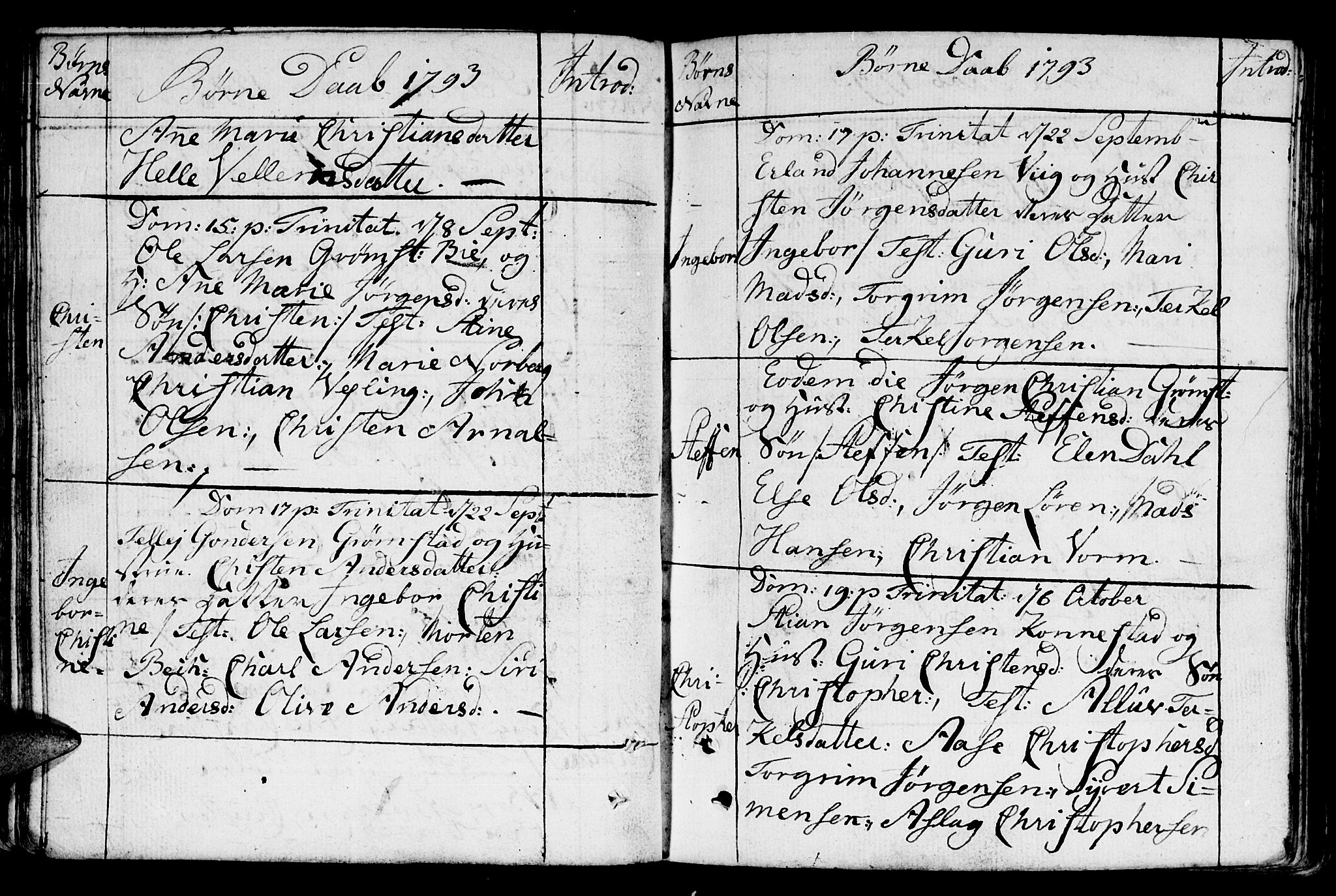 Fjære sokneprestkontor, AV/SAK-1111-0011/F/Fb/L0005: Klokkerbok nr. B 5, 1785-1803, s. 117