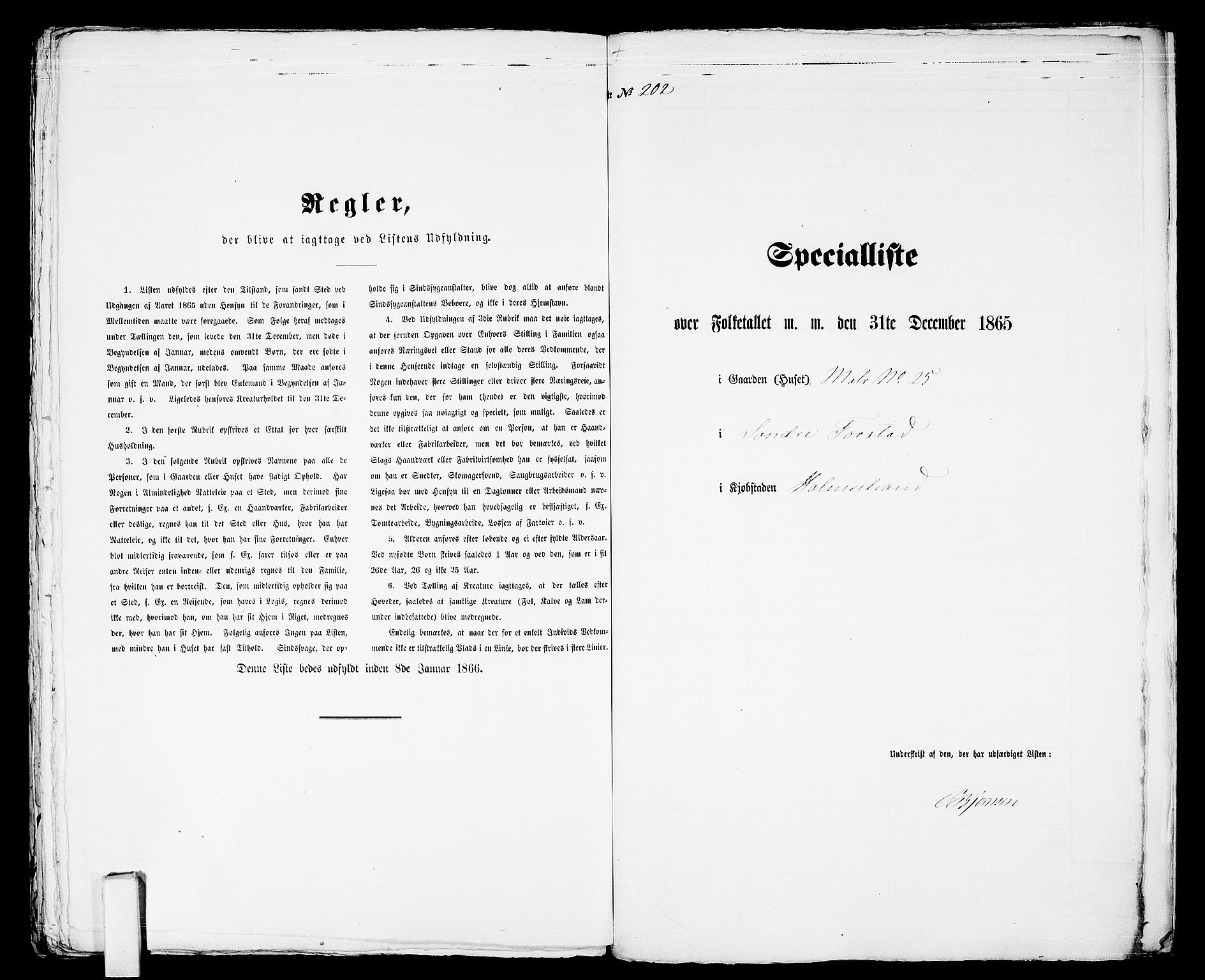 RA, Folketelling 1865 for 0702B Botne prestegjeld, Holmestrand kjøpstad, 1865, s. 413