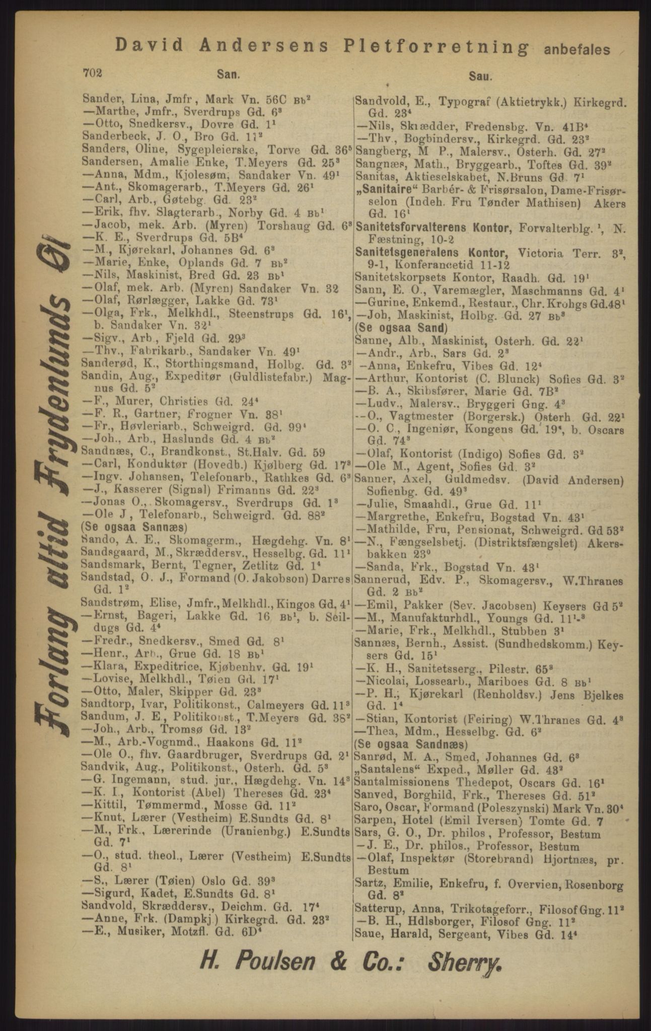 Kristiania/Oslo adressebok, PUBL/-, 1902, s. 702