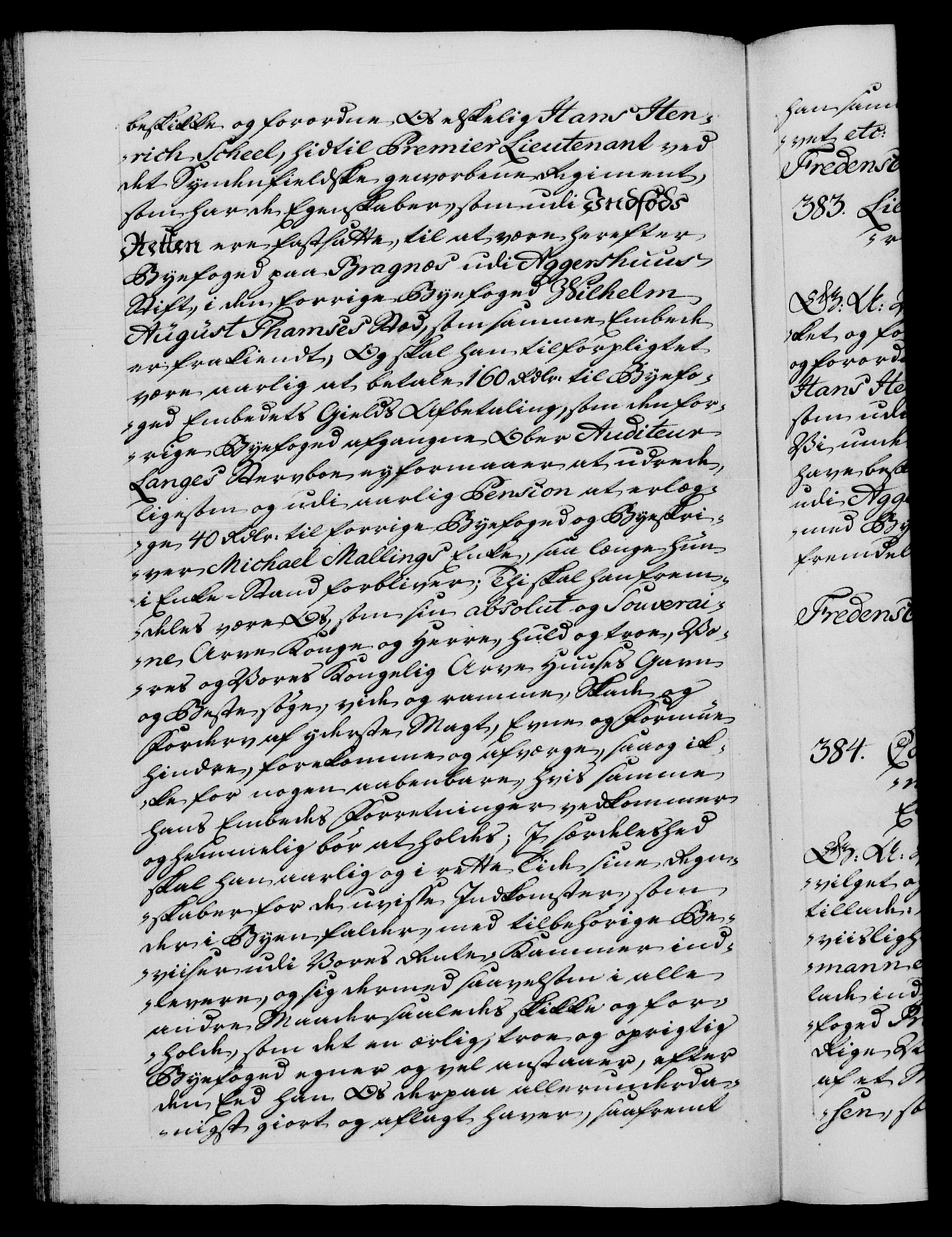 Danske Kanselli 1572-1799, RA/EA-3023/F/Fc/Fca/Fcaa/L0047: Norske registre, 1776-1778, s. 260b