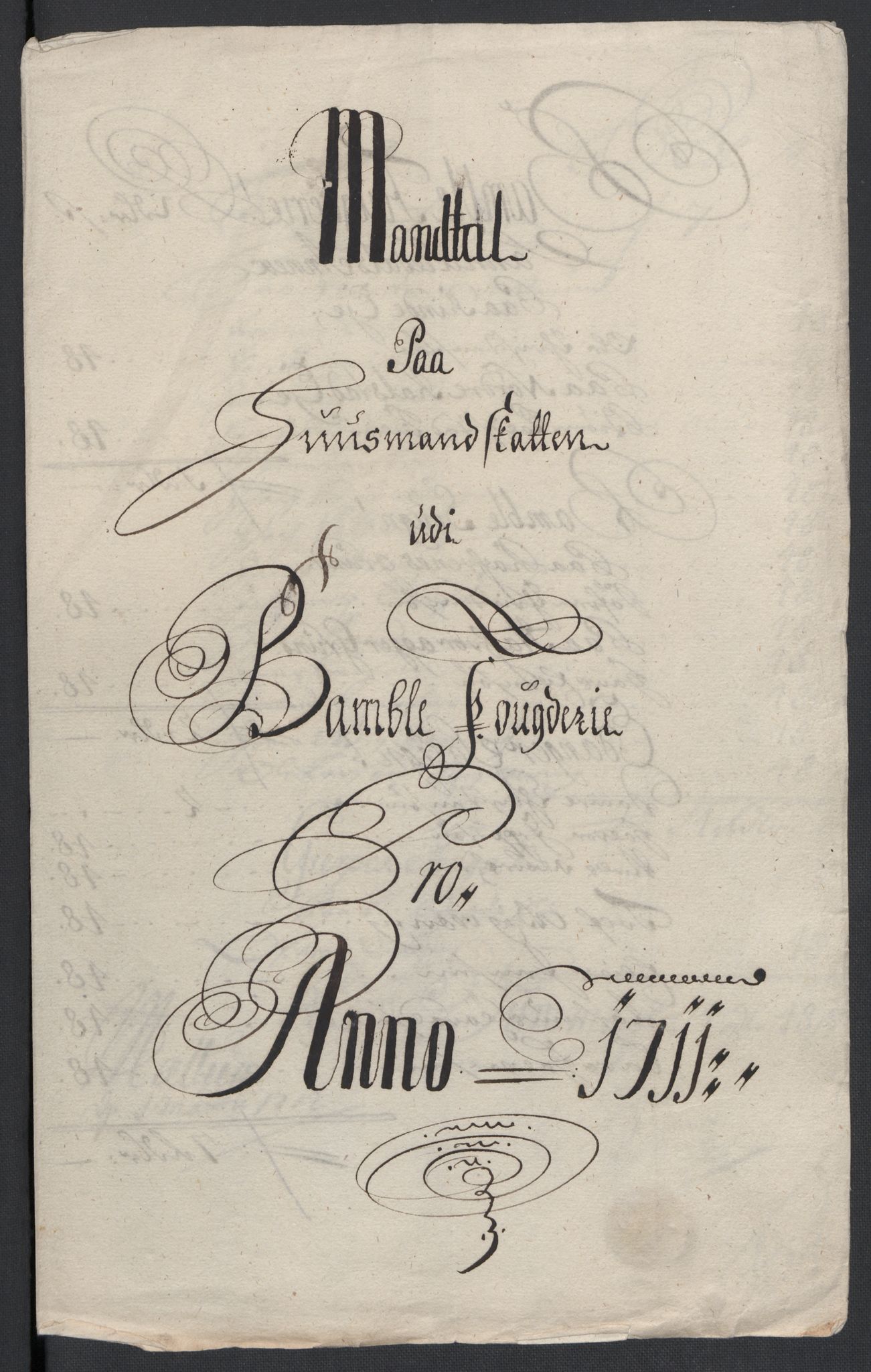 Rentekammeret inntil 1814, Reviderte regnskaper, Fogderegnskap, AV/RA-EA-4092/R36/L2120: Fogderegnskap Øvre og Nedre Telemark og Bamble, 1711, s. 142