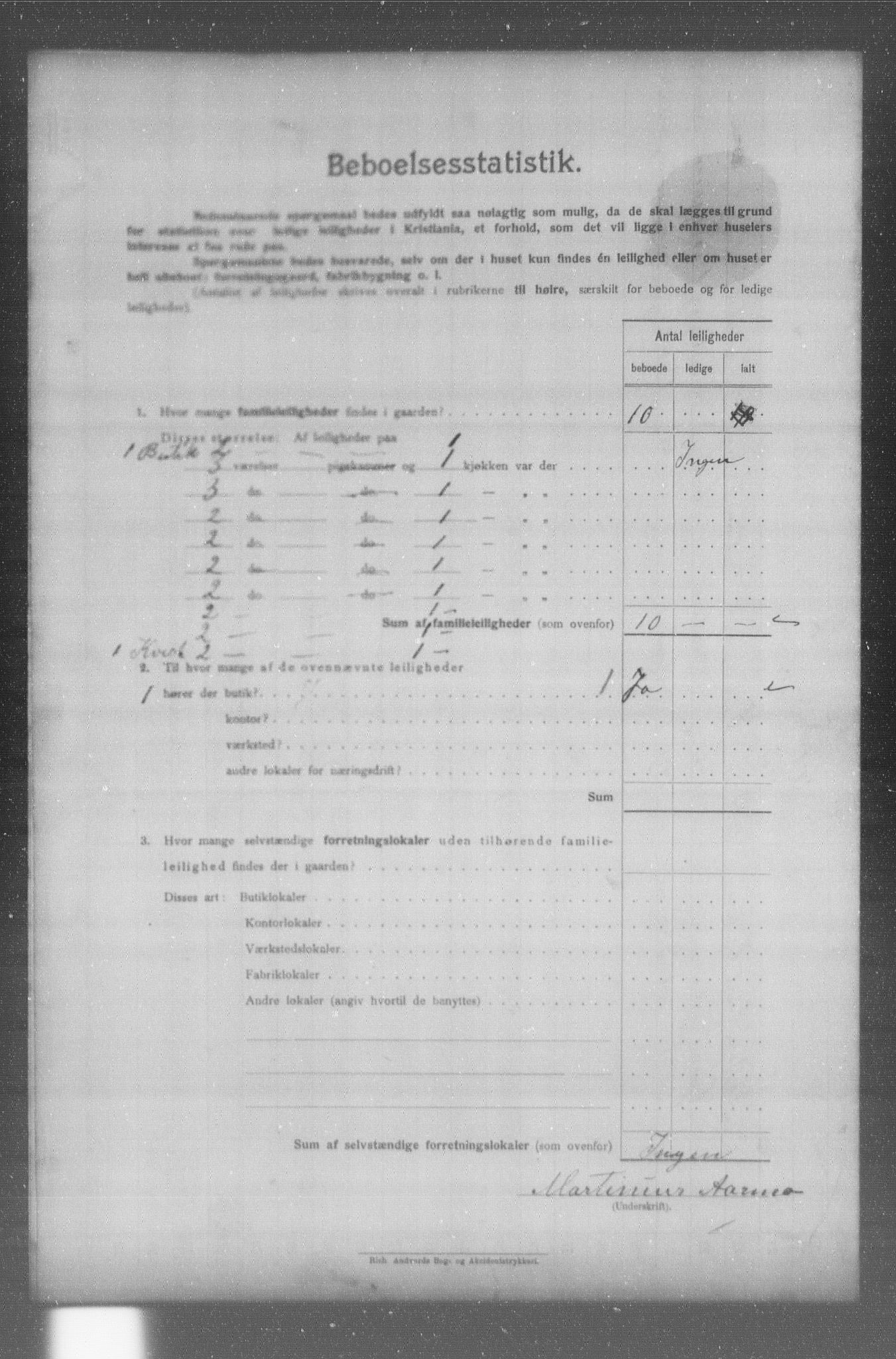 OBA, Kommunal folketelling 31.12.1904 for Kristiania kjøpstad, 1904, s. 13816