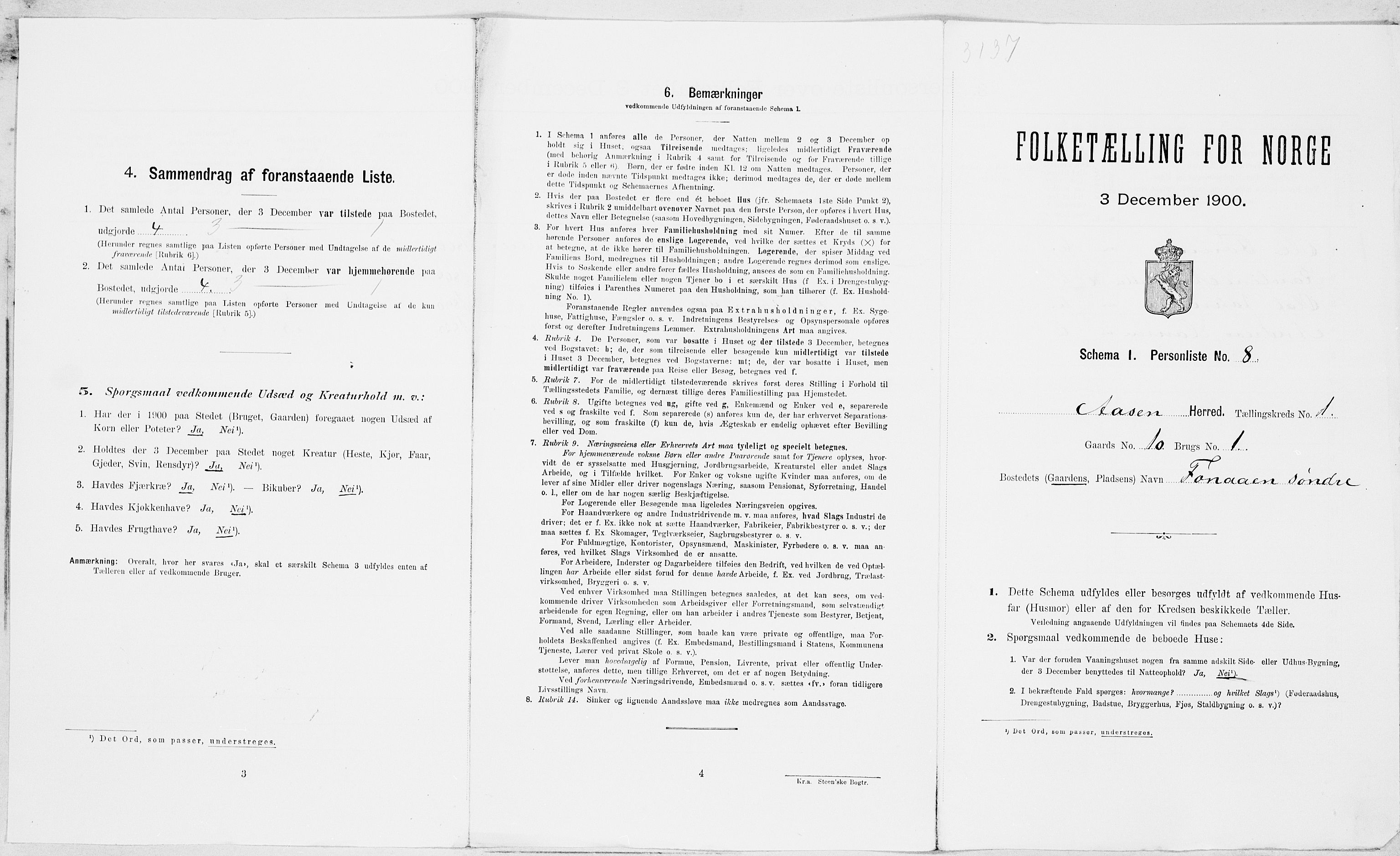 SAT, Folketelling 1900 for 1716 Åsen herred, 1900, s. 56