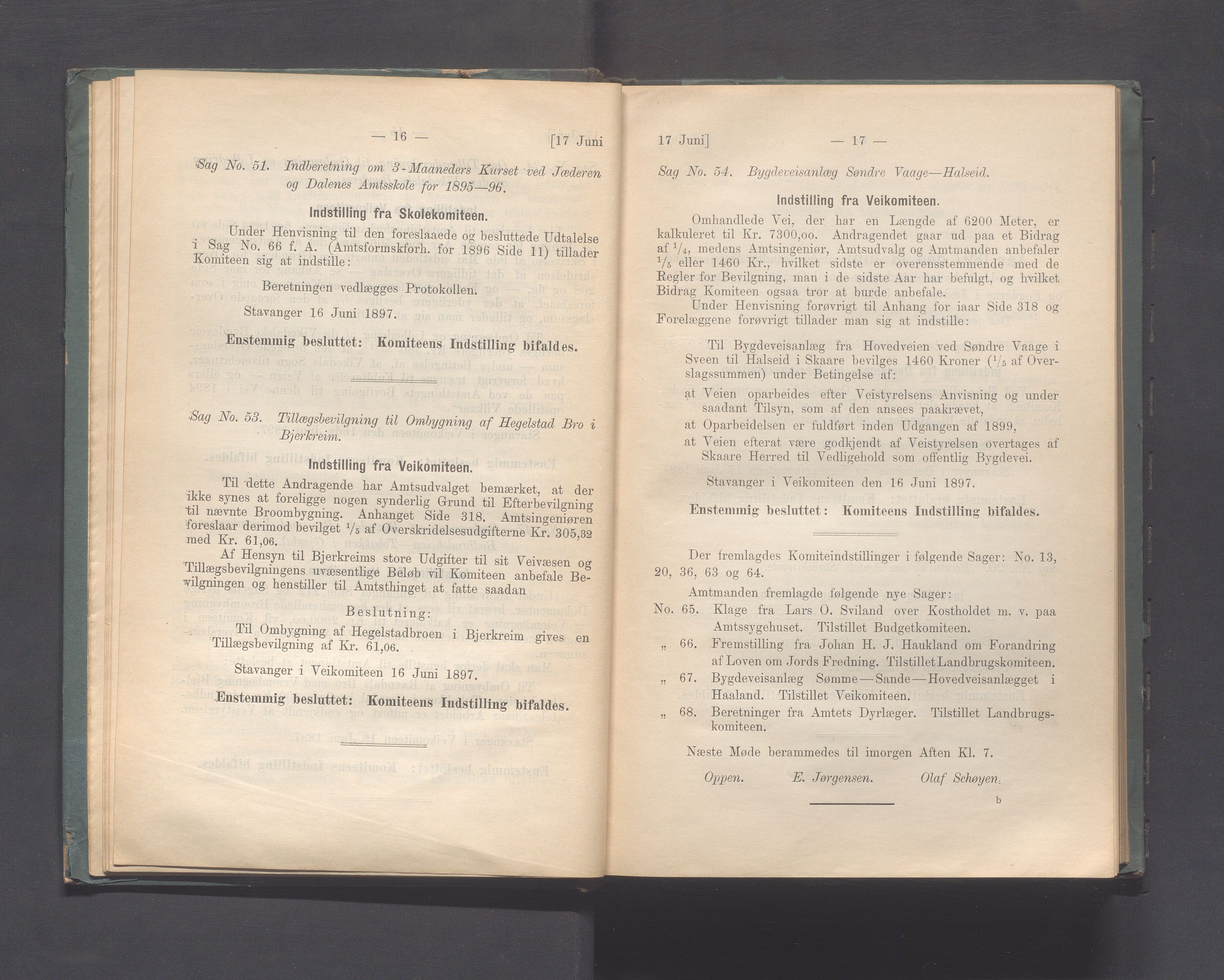 Rogaland fylkeskommune - Fylkesrådmannen , IKAR/A-900/A, 1897, s. 15