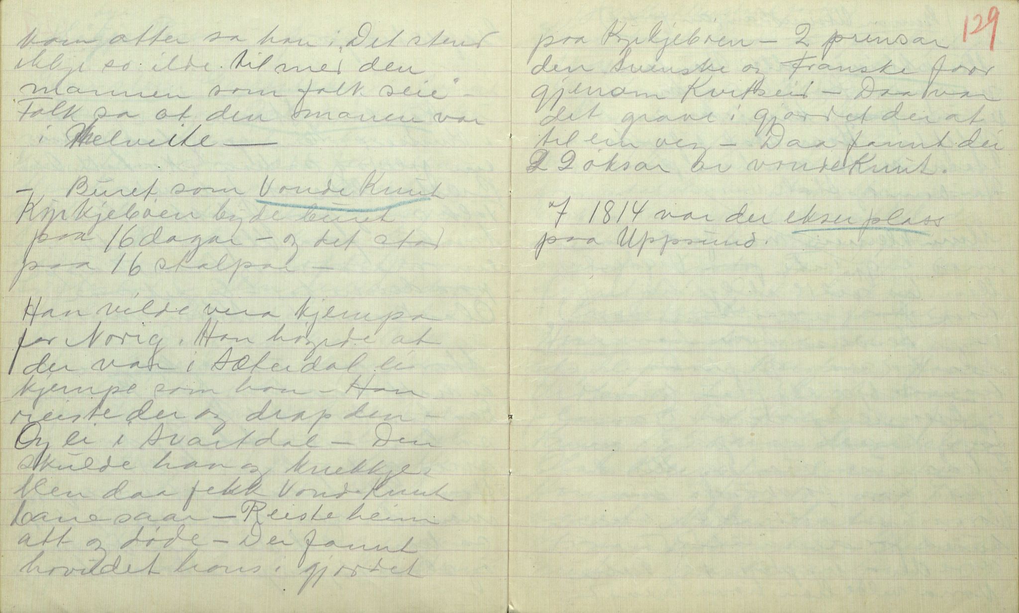 Rikard Berge, TEMU/TGM-A-1003/F/L0017/0003: 551-599 / 553 Kviteseid soge, Signe Vesterdal, 1918, s. 128-129