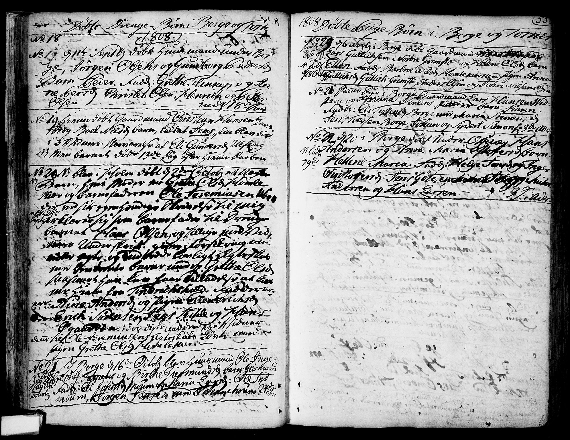 Borge prestekontor Kirkebøker, SAO/A-10903/F/Fa/L0002: Ministerialbok nr. I 2, 1791-1817, s. 55