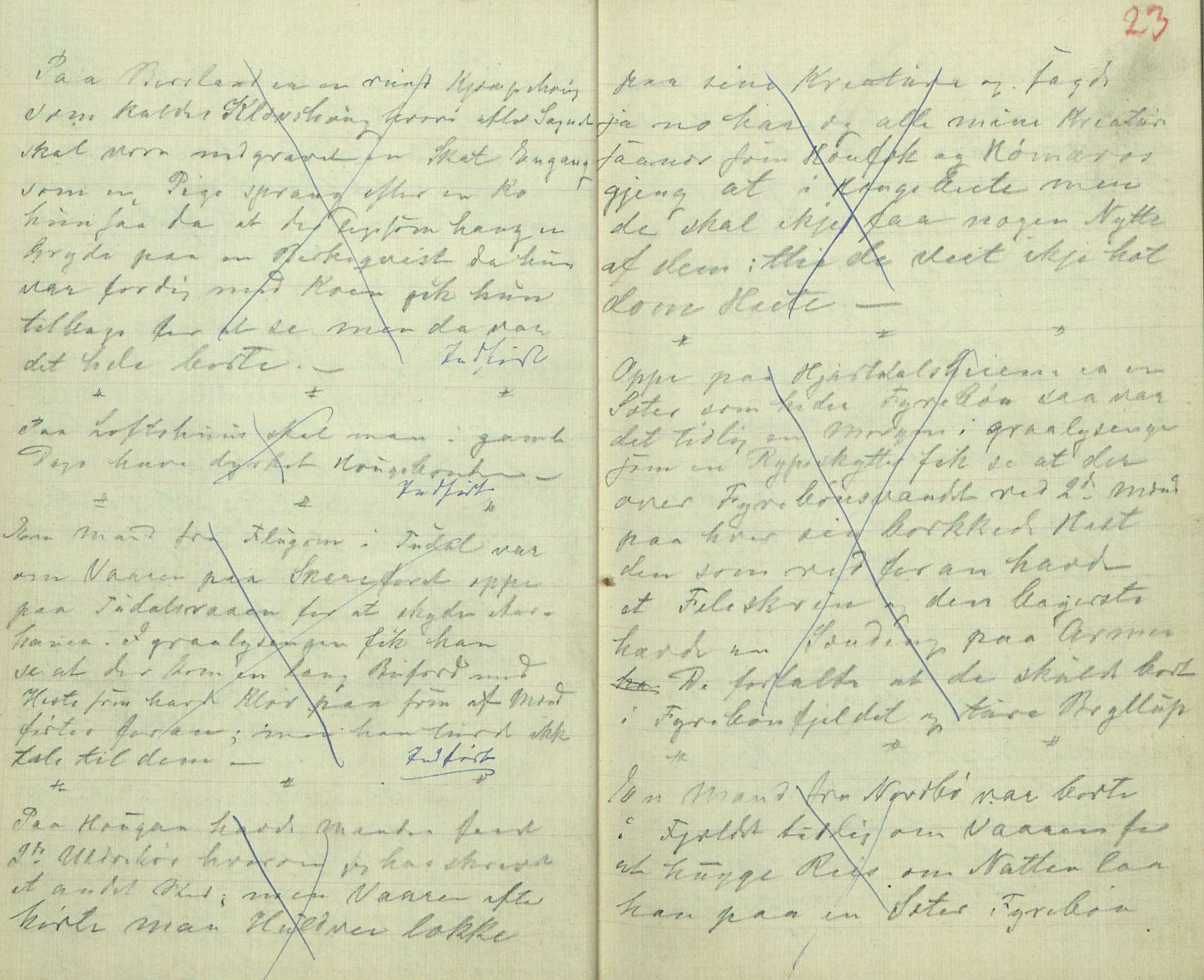 Rikard Berge, TEMU/TGM-A-1003/F/L0016/0013: 529-550 / 541 Oppskrifter av Halvor N. Tvedten, 1893, s. 22-23