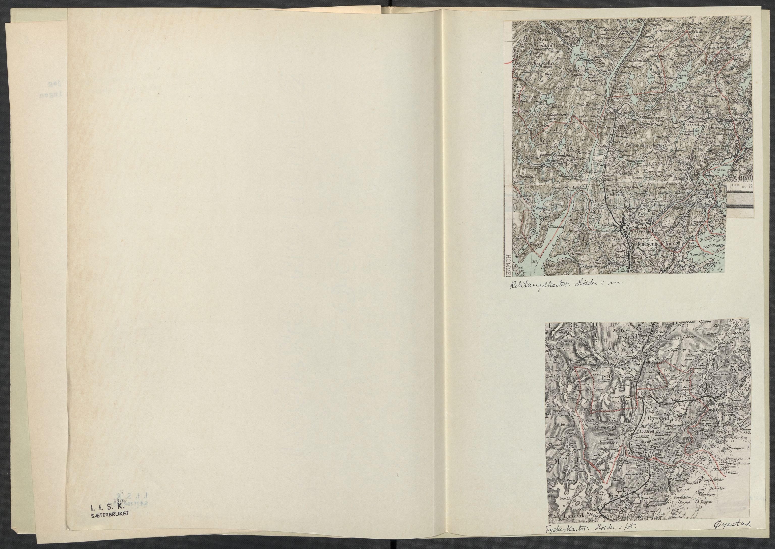 Instituttet for sammenlignende kulturforskning, AV/RA-PA-0424/F/Fc/L0008/0001: Eske B8: / Aust-Agder (perm XIX), 1932-1938