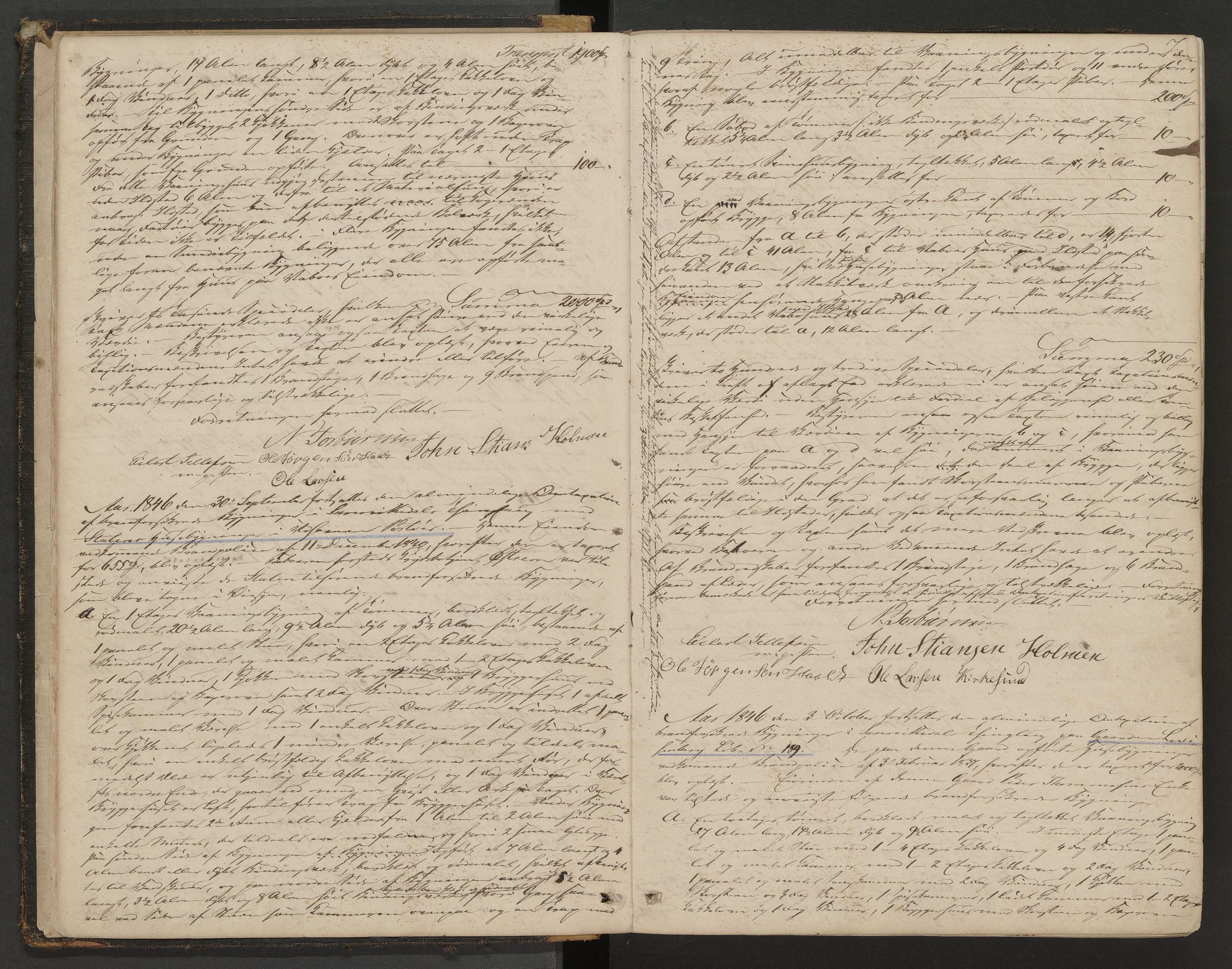 Sannidal lensmannskontor, AV/SAKO-A-569/Y/Yc/Yca/L0001: Branntakstprotokoll, 1846-1868