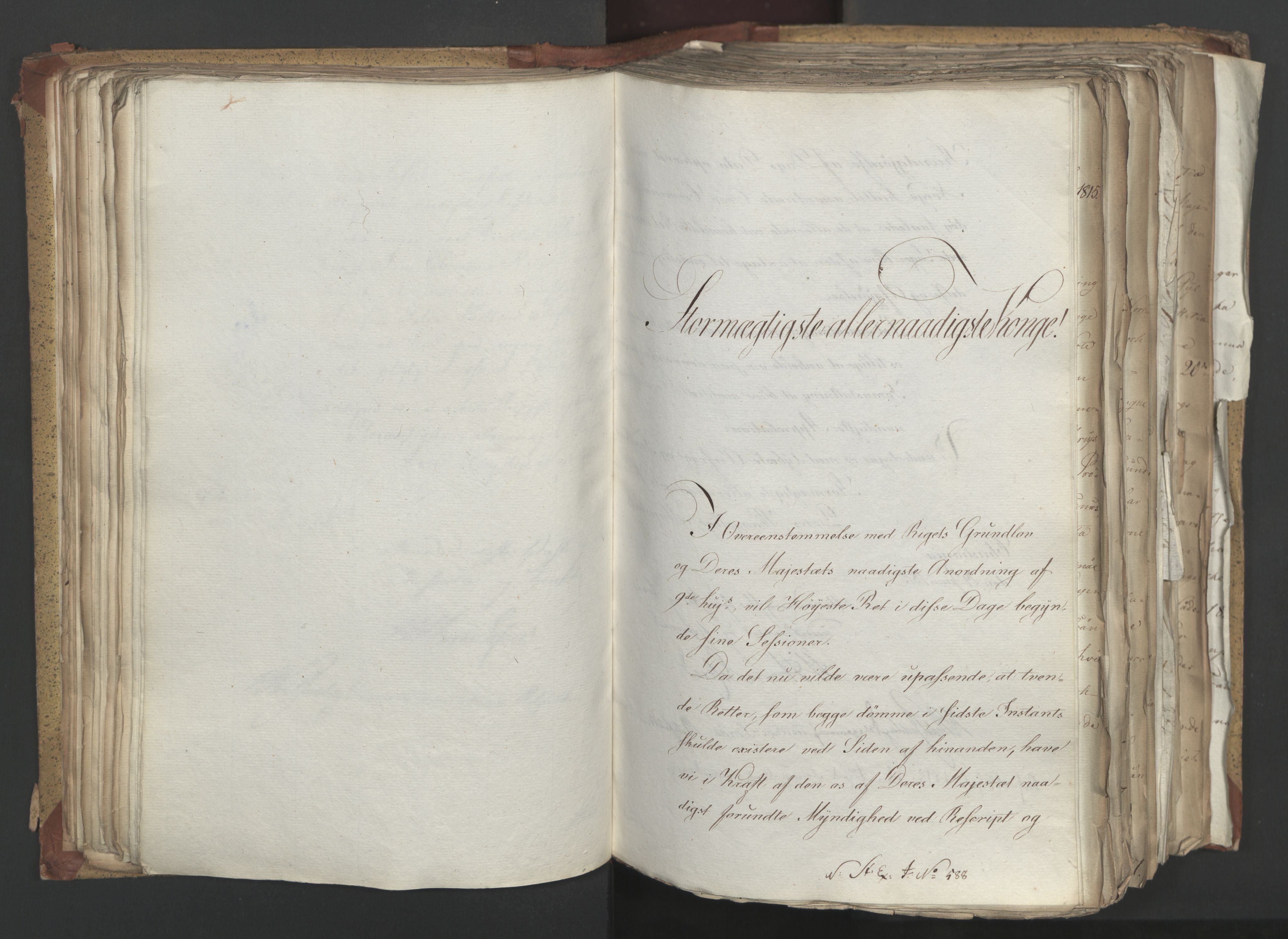 Statsrådsavdelingen i Stockholm, AV/RA-S-1003/D/Da/L0003: Regjeringsinnstillinger nr. 519-787, 1815, s. 148