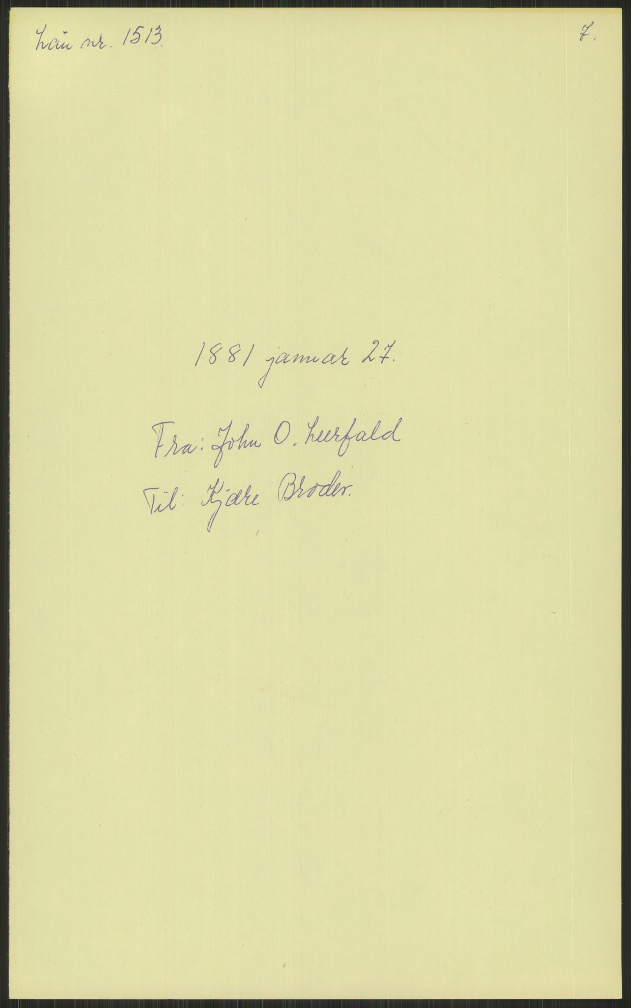 Samlinger til kildeutgivelse, Amerikabrevene, AV/RA-EA-4057/F/L0034: Innlån fra Nord-Trøndelag, 1838-1914, s. 127