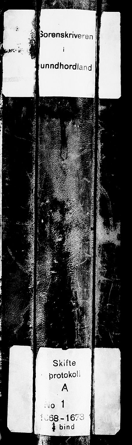 Sunnhordland sorenskrivar, SAB/A-2401/1/H/Ha/Haa/L0001: Skifteprotokollar. Register på kort. Fol. 240- ut, 1668-1669