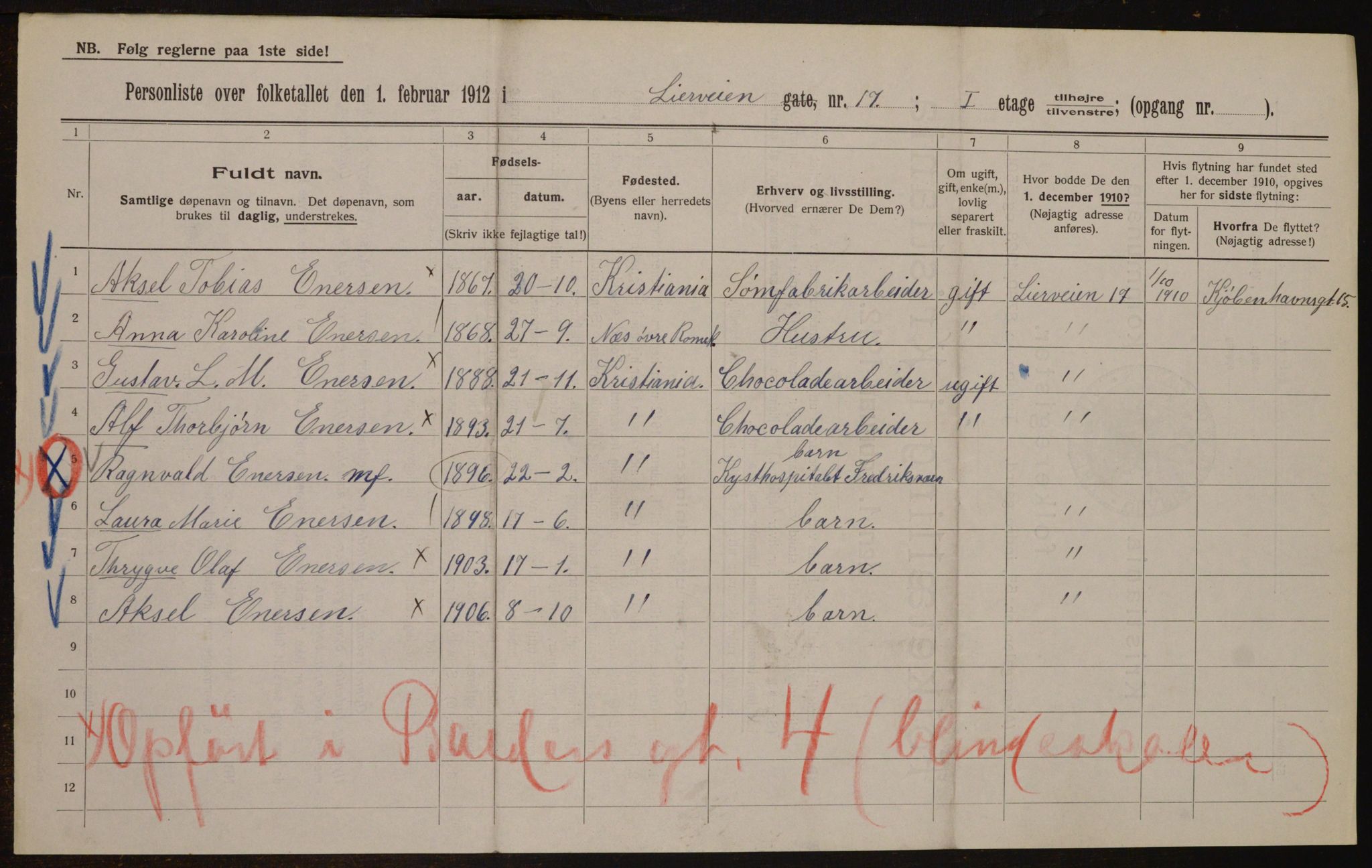 OBA, Kommunal folketelling 1.2.1912 for Kristiania, 1912, s. 57871