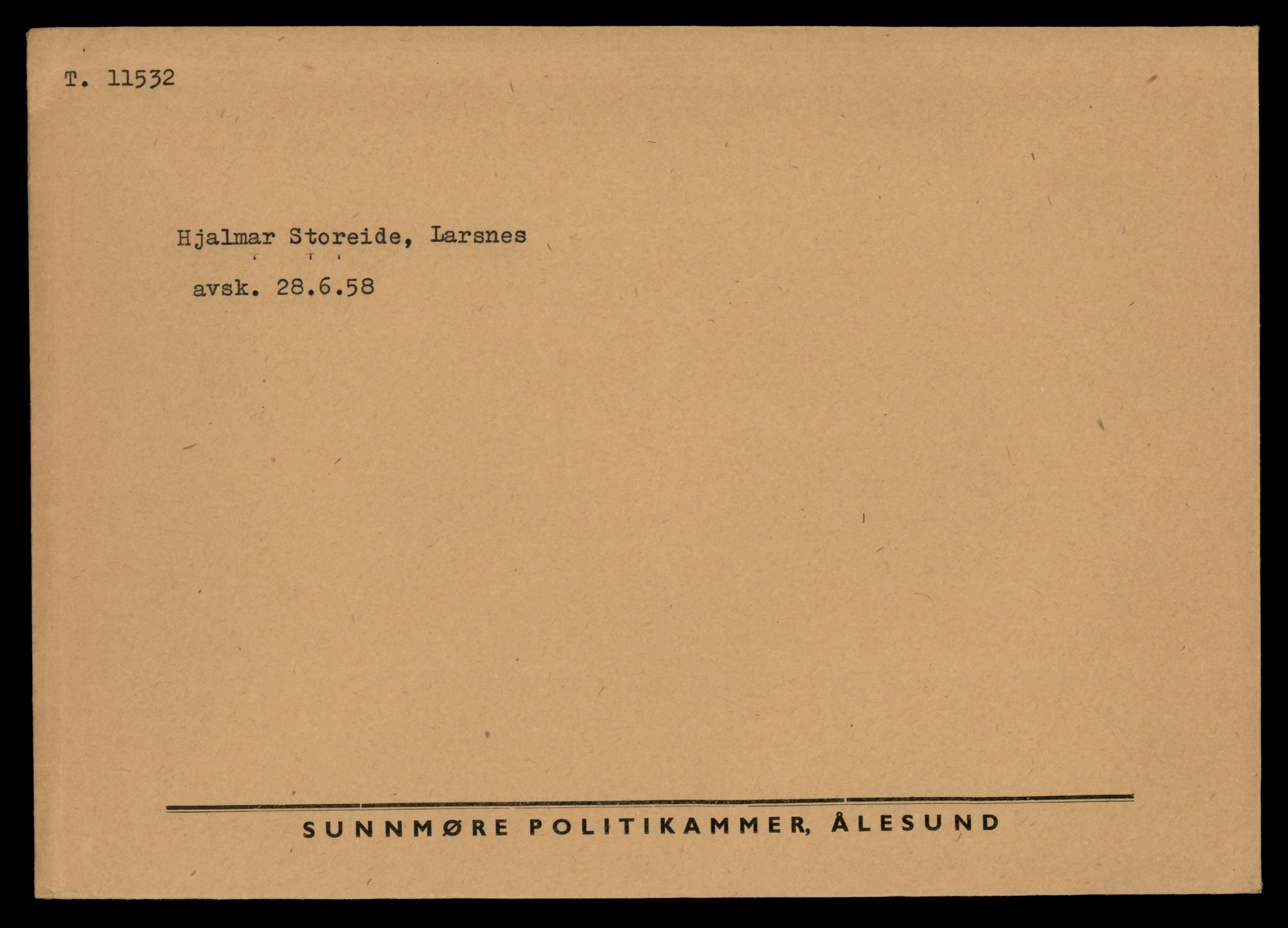 Møre og Romsdal vegkontor - Ålesund trafikkstasjon, AV/SAT-A-4099/F/Fe/L0029: Registreringskort for kjøretøy T 11430 - T 11619, 1927-1998, s. 1826