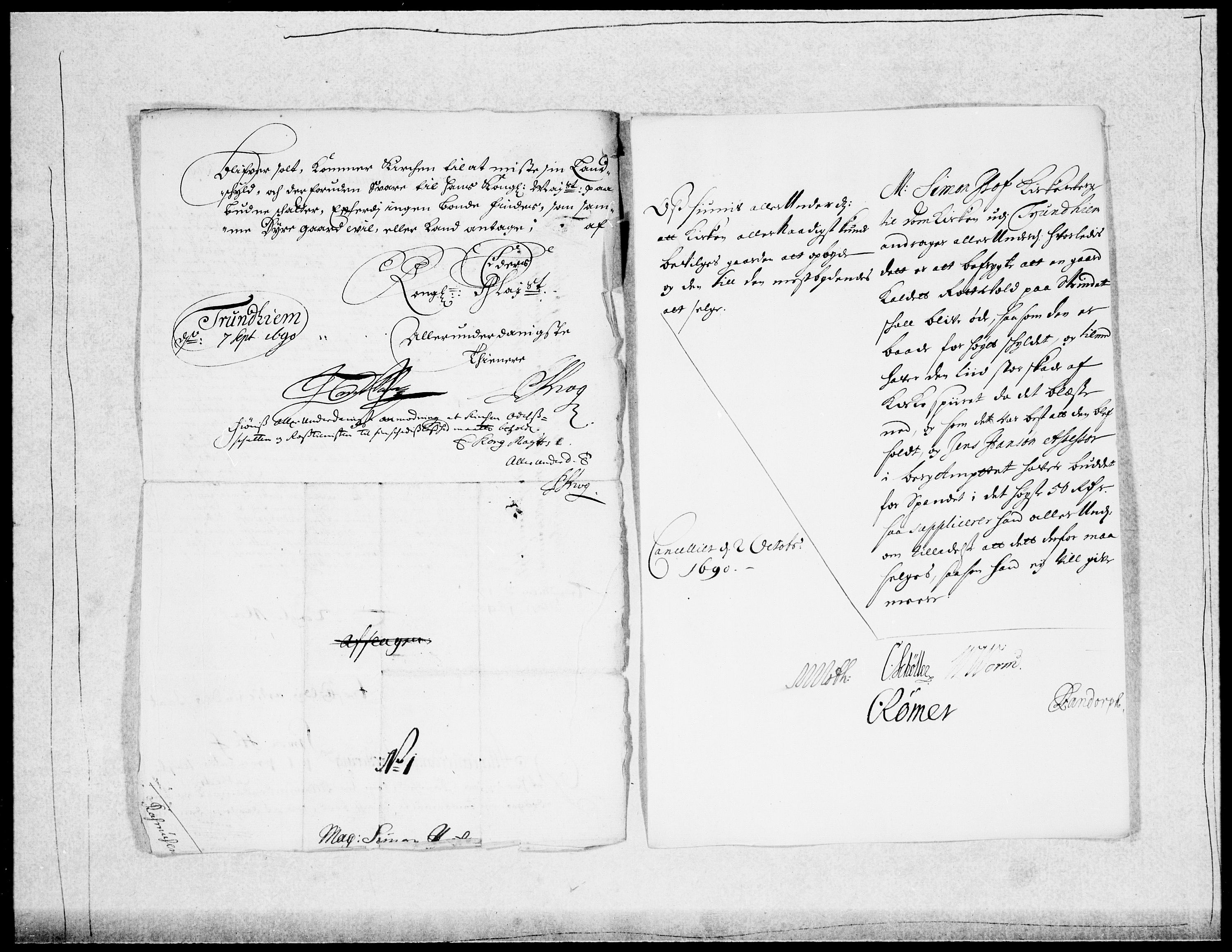 Danske Kanselli 1572-1799, AV/RA-EA-3023/F/Fc/Fcc/Fcca/L0044: Norske innlegg 1572-1799, 1690-1691, s. 10