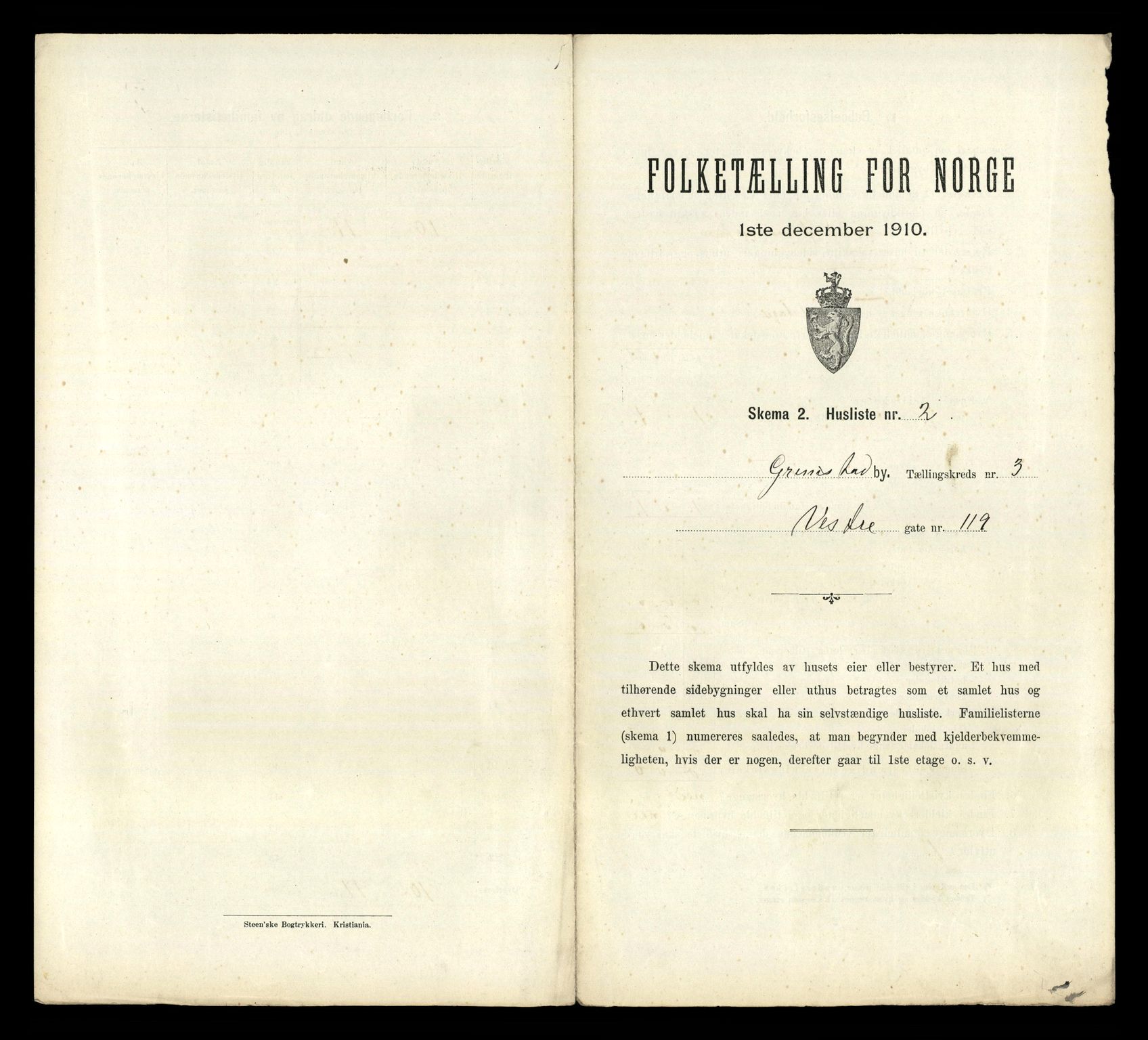 RA, Folketelling 1910 for 0904 Grimstad kjøpstad, 1910, s. 1350