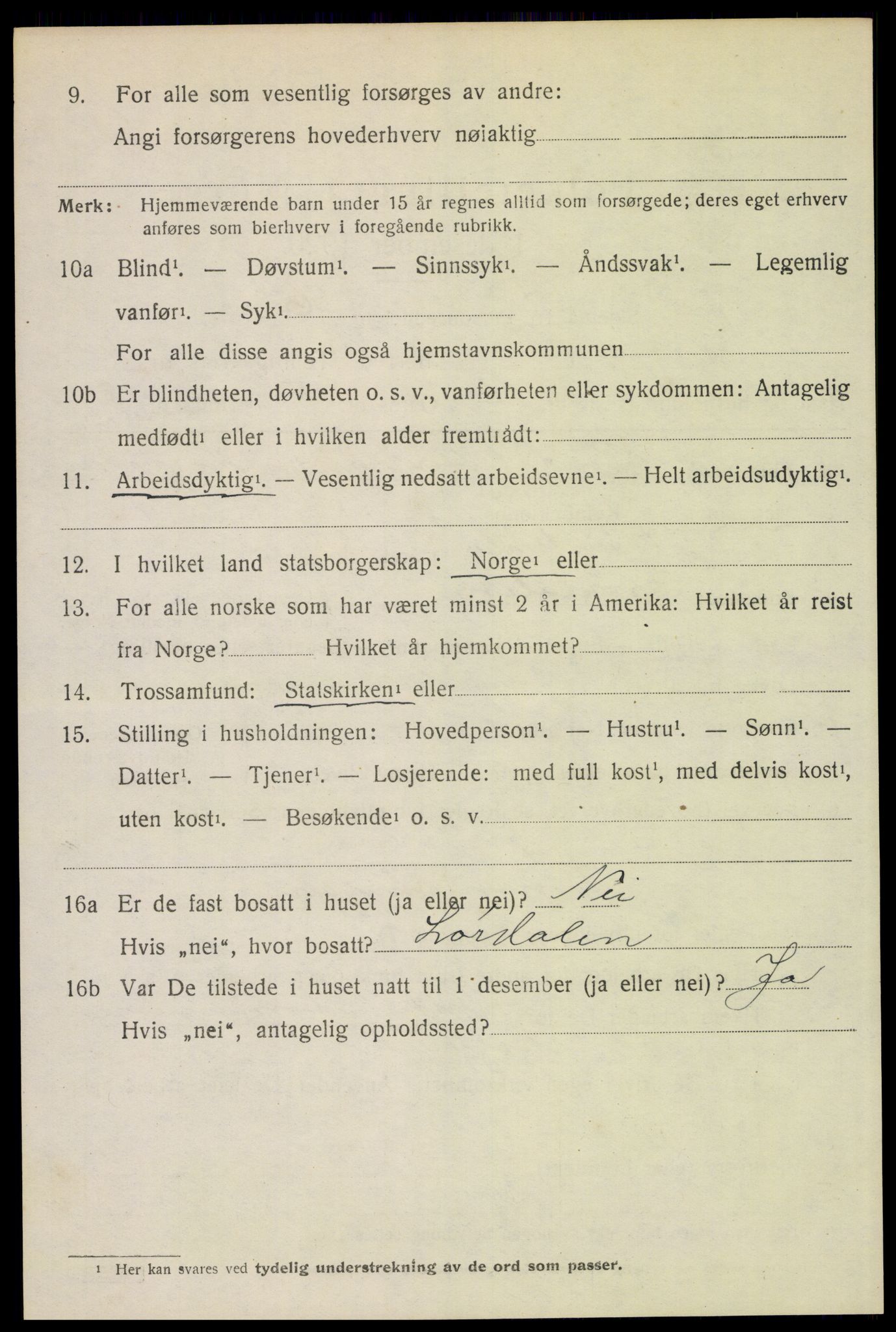 SAH, Folketelling 1920 for 0428 Trysil herred, 1920, s. 4302