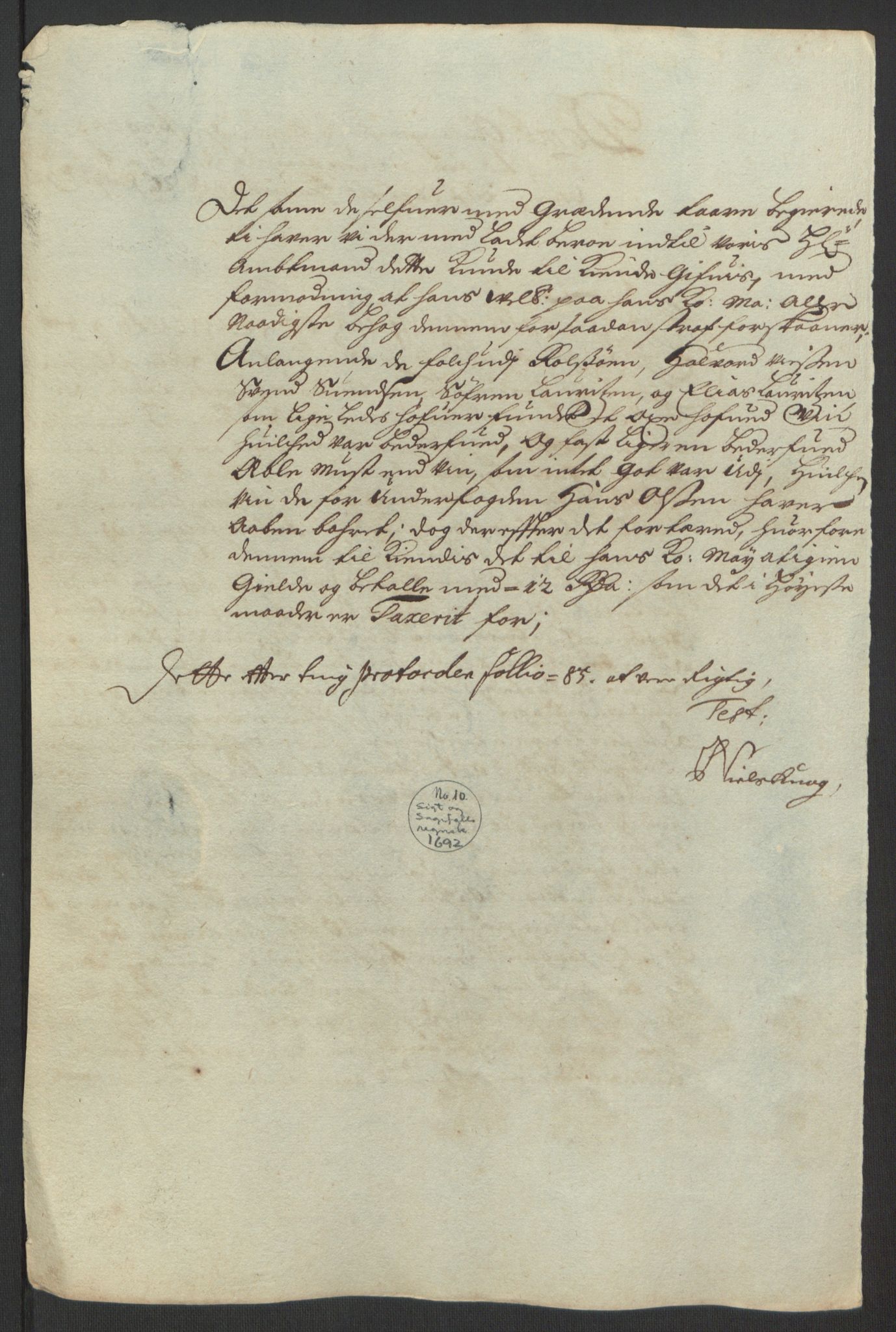 Rentekammeret inntil 1814, Reviderte regnskaper, Fogderegnskap, AV/RA-EA-4092/R69/L4851: Fogderegnskap Finnmark/Vardøhus, 1691-1700, s. 197