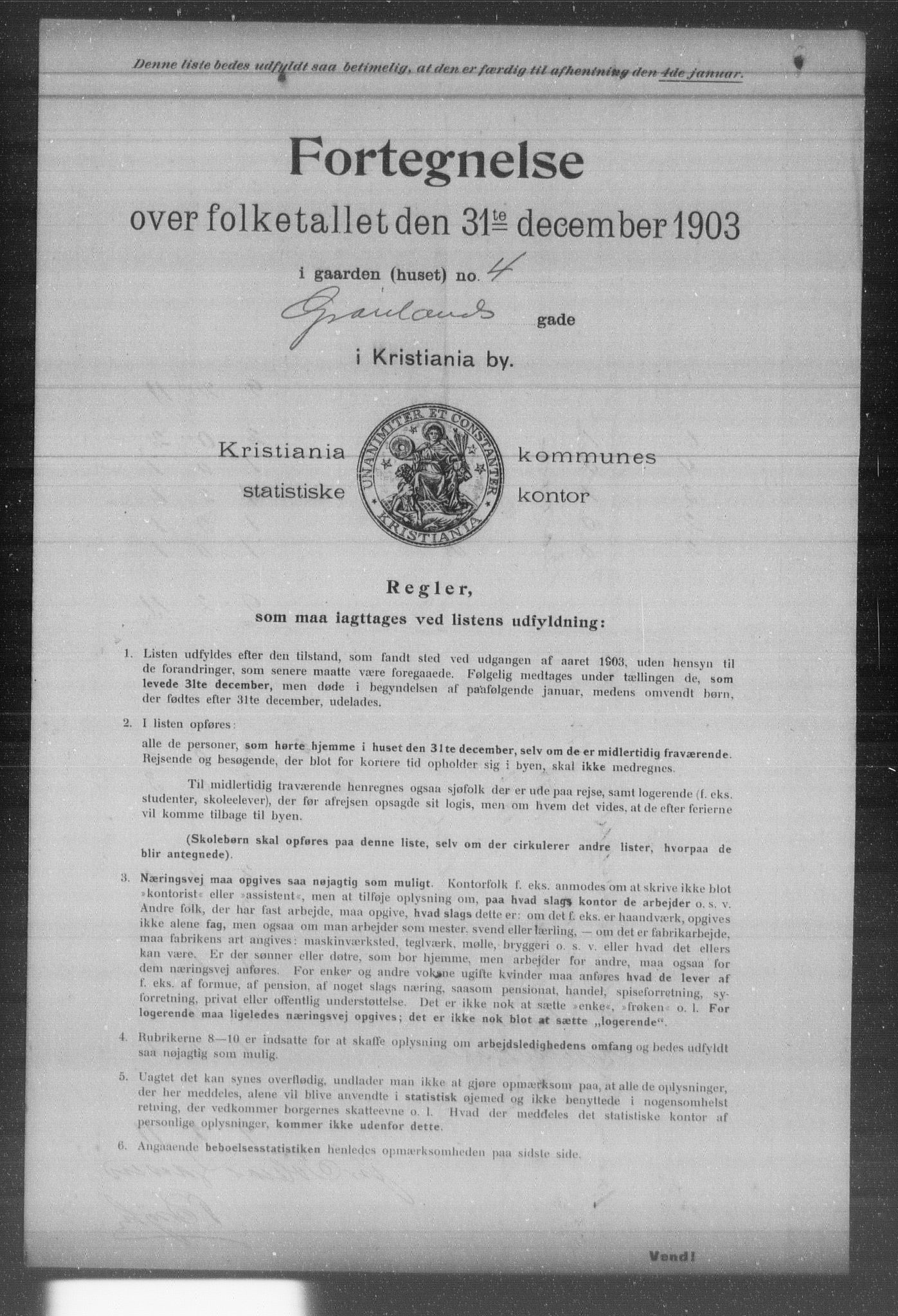 OBA, Kommunal folketelling 31.12.1903 for Kristiania kjøpstad, 1903, s. 6355