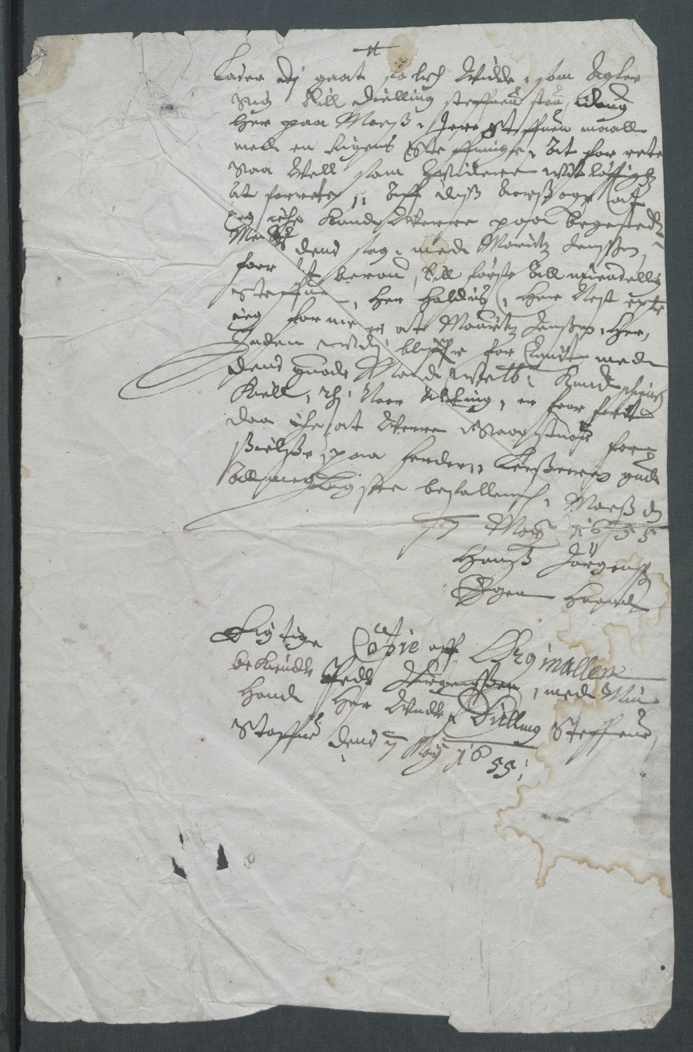 Riksarkivets diplomsamling, AV/RA-EA-5965/F02/L0166: Dokumenter, 1654-1656, s. 119