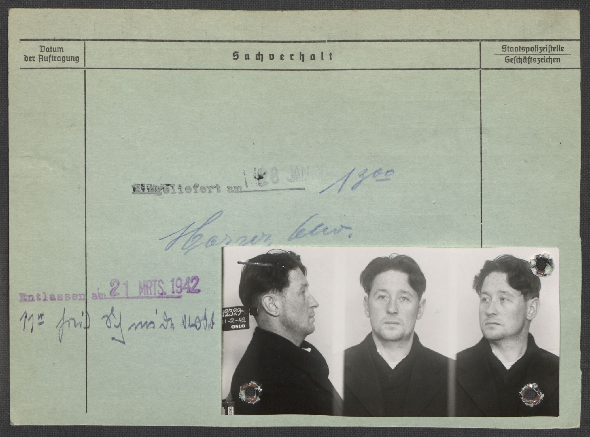 Befehlshaber der Sicherheitspolizei und des SD, RA/RAFA-5969/E/Ea/Eaa/L0010: Register over norske fanger i Møllergata 19: Sø-Å, 1940-1945, s. 623
