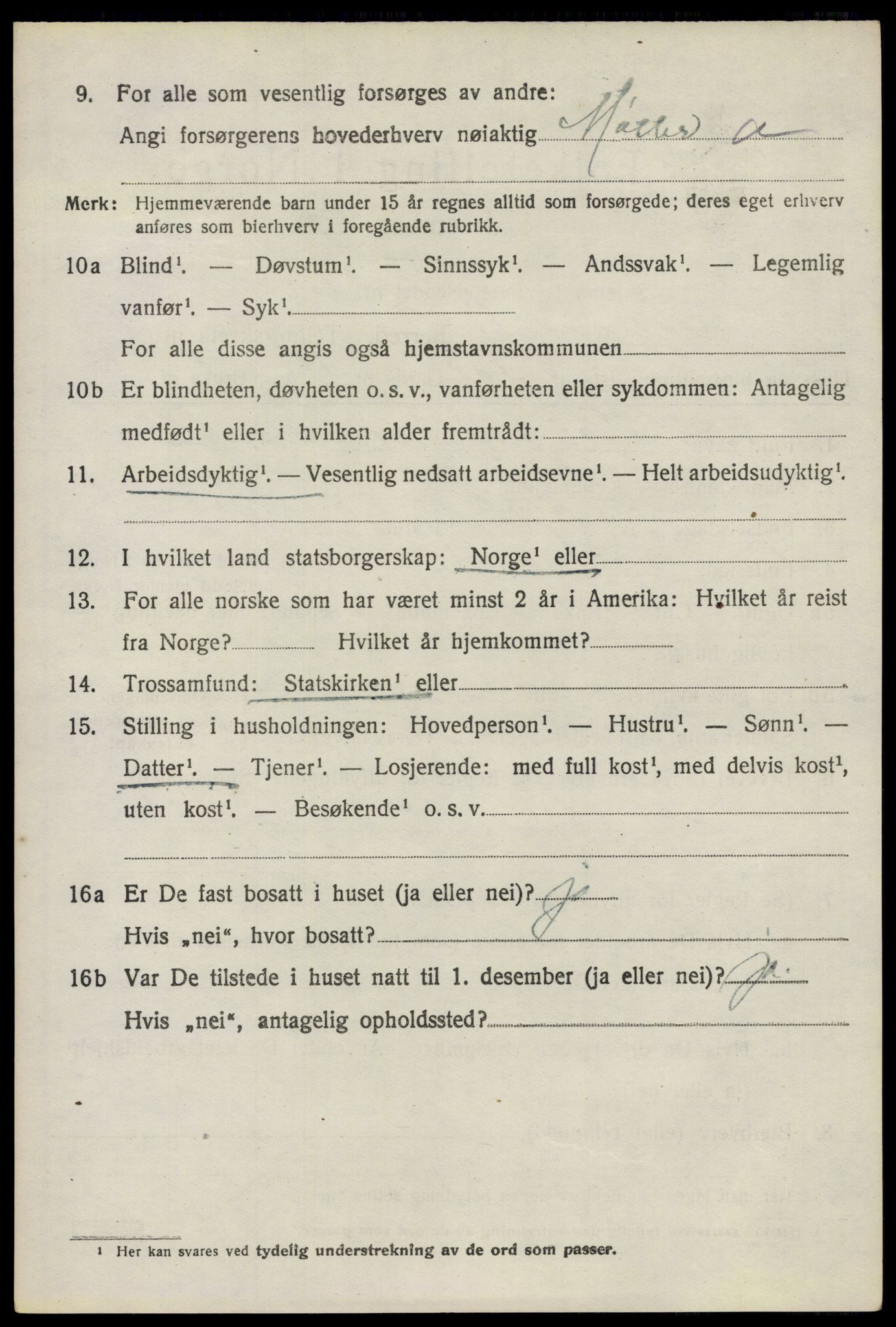SAO, Folketelling 1920 for 0235 Ullensaker herred, 1920, s. 16086