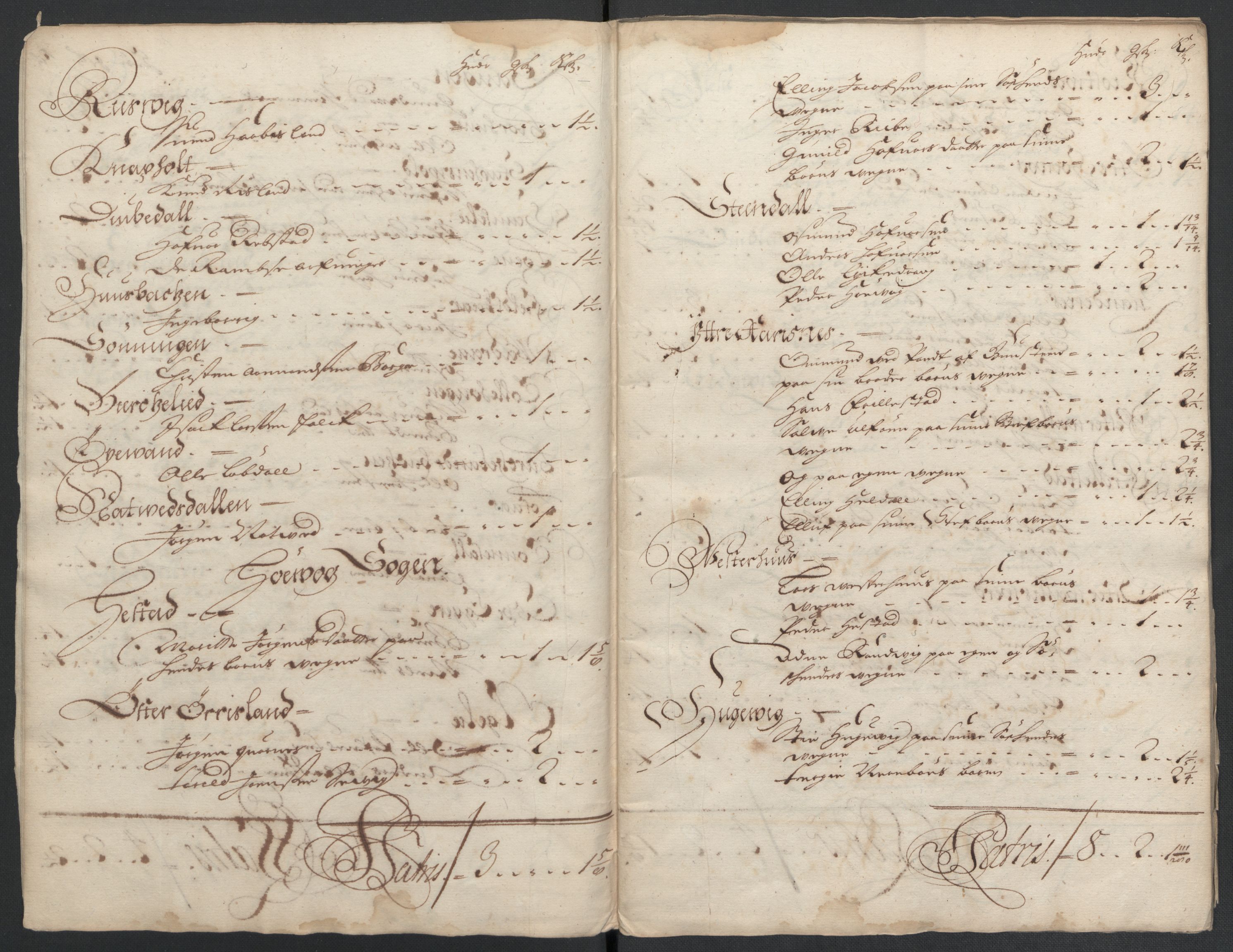 Rentekammeret inntil 1814, Reviderte regnskaper, Fogderegnskap, AV/RA-EA-4092/R39/L2313: Fogderegnskap Nedenes, 1696-1697, s. 77