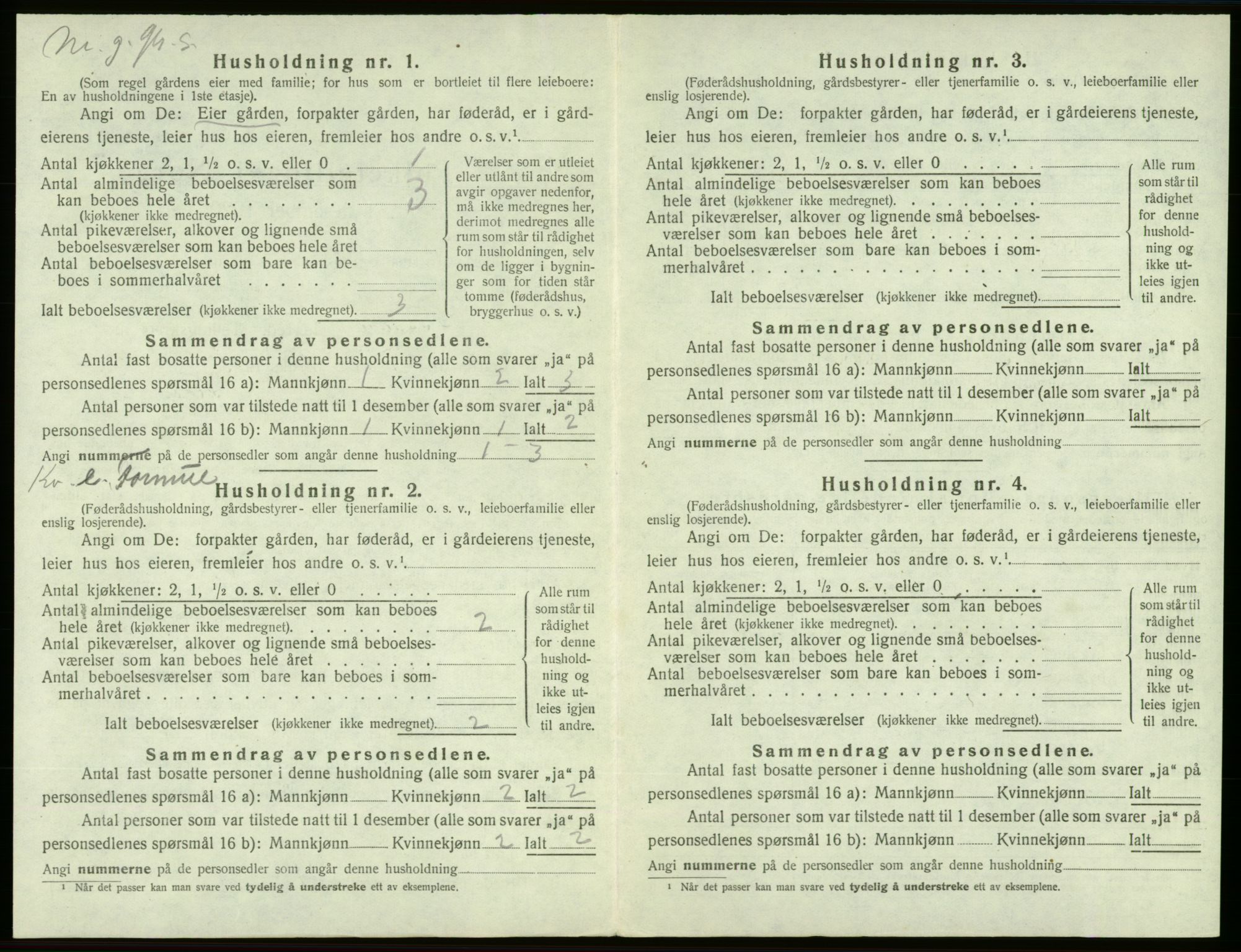 SAB, Folketelling 1920 for 1216 Sveio herred, 1920, s. 410