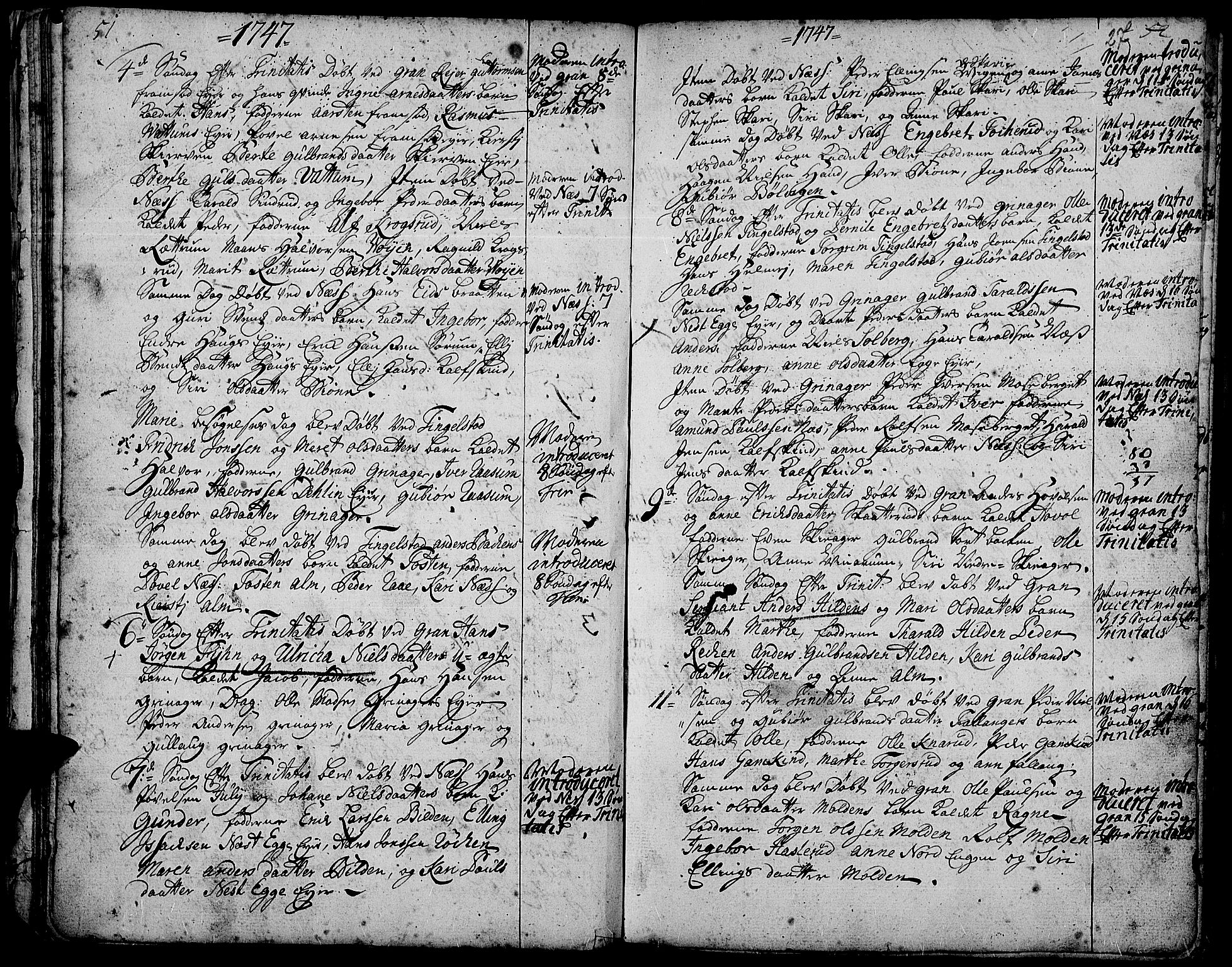 Gran prestekontor, AV/SAH-PREST-112/H/Ha/Haa/L0003: Ministerialbok nr. 3, 1745-1758, s. 27