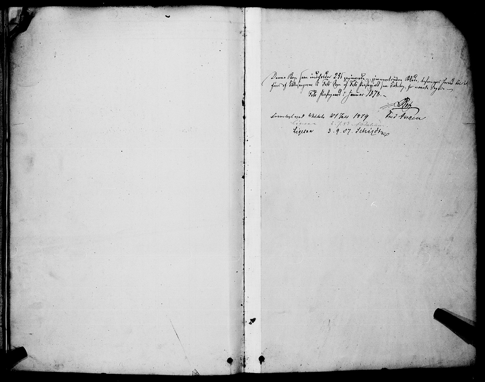 Fet prestekontor Kirkebøker, SAO/A-10370a/G/Ga/L0006: Klokkerbok nr. I 6, 1878-1891