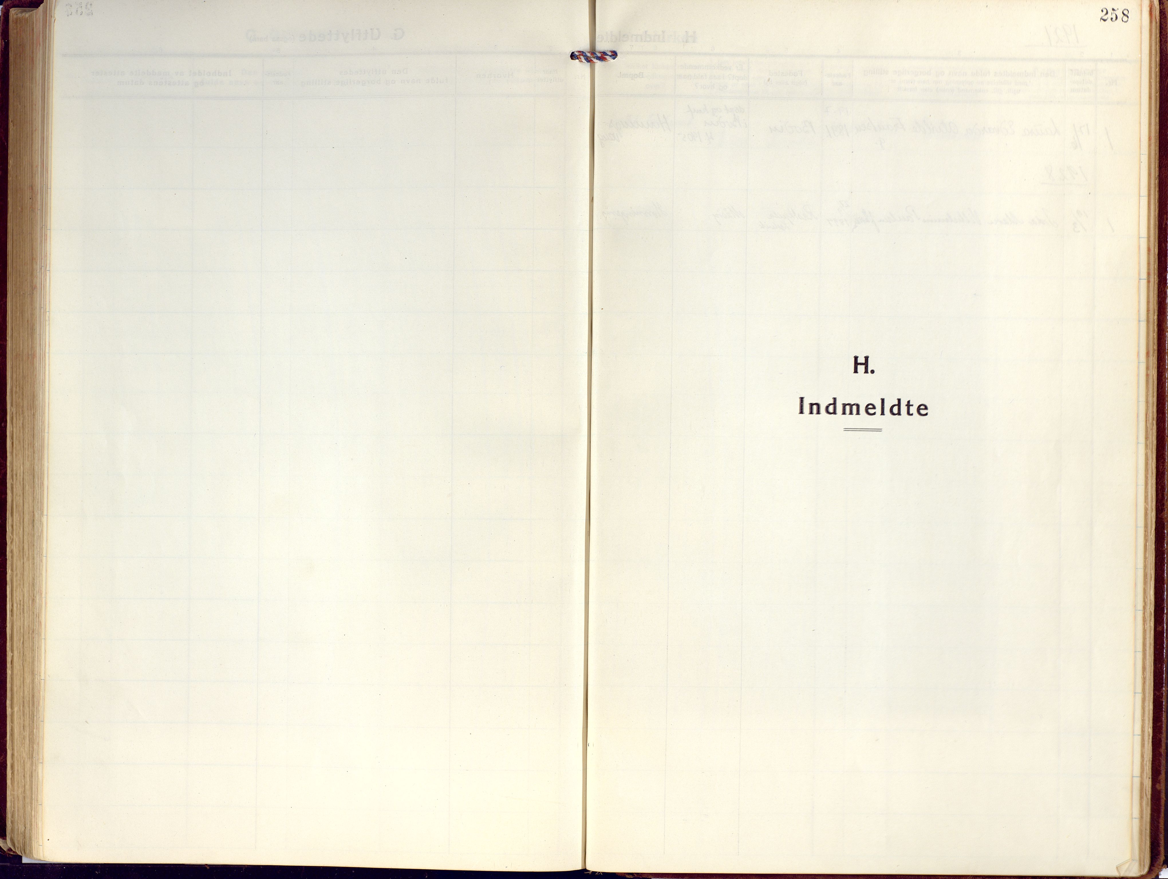 Kjelvik/Nordkapp sokneprestkontor, AV/SATØ-S-1350/H/Ha/L0002kirke: Ministerialbok nr. 2, 1920-1929, s. 258