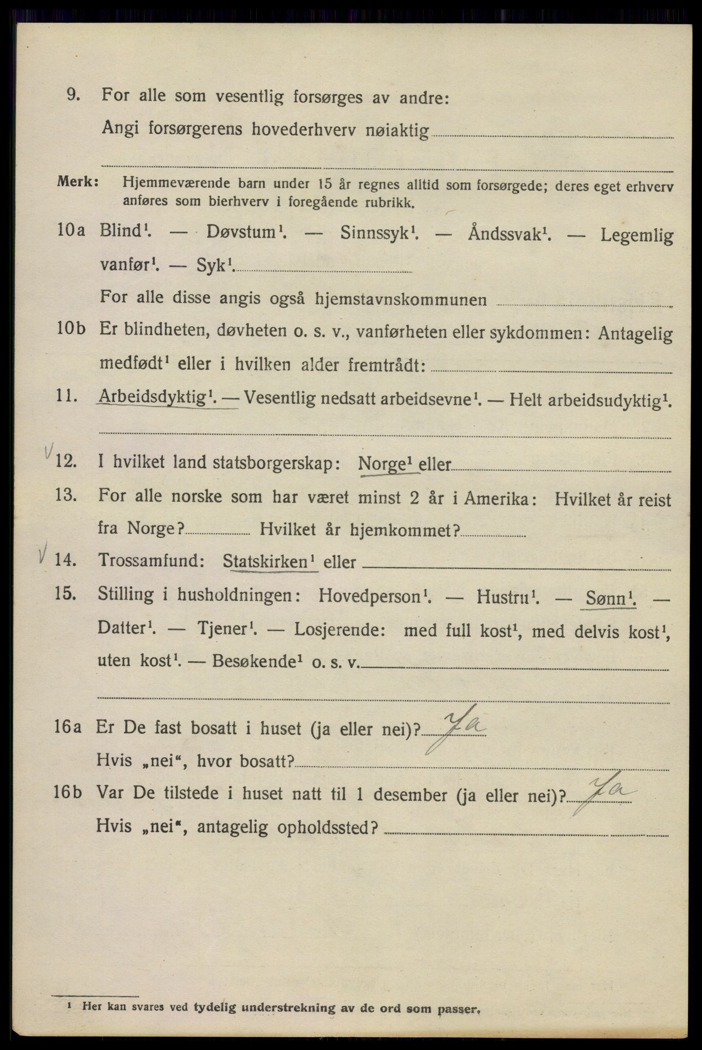 SAO, Folketelling 1920 for 0301 Kristiania kjøpstad, 1920, s. 396264