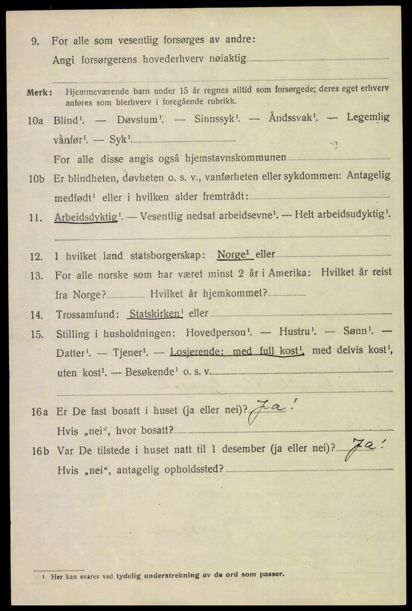 SAH, Folketelling 1920 for 0501 Lillehammer kjøpstad, 1920, s. 5807
