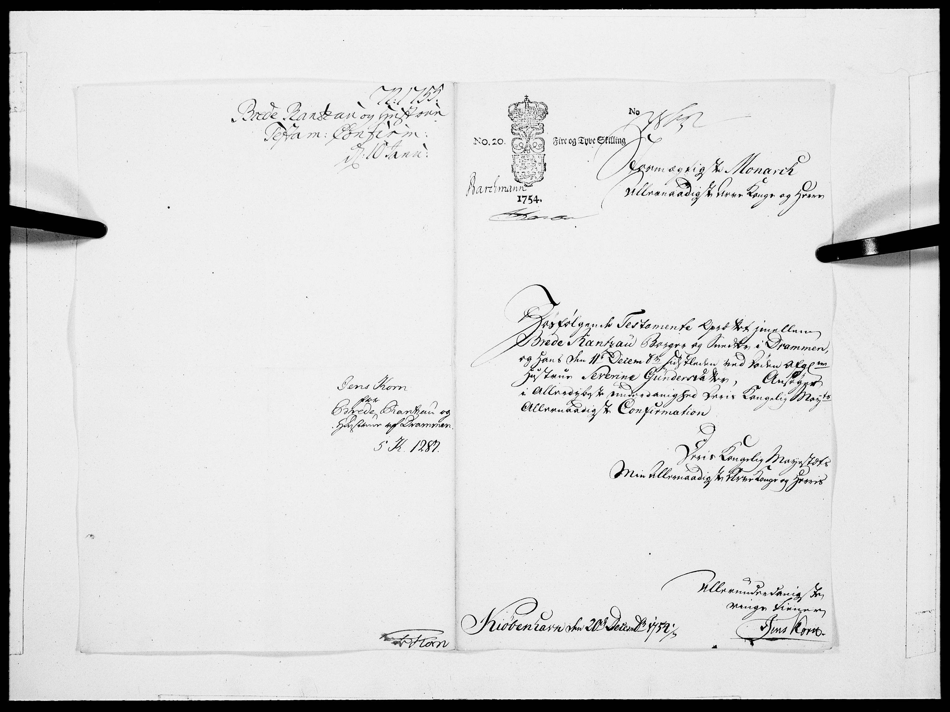Danske Kanselli 1572-1799, AV/RA-EA-3023/F/Fc/Fcc/Fcca/L0168: Norske innlegg 1572-1799, 1755, s. 24