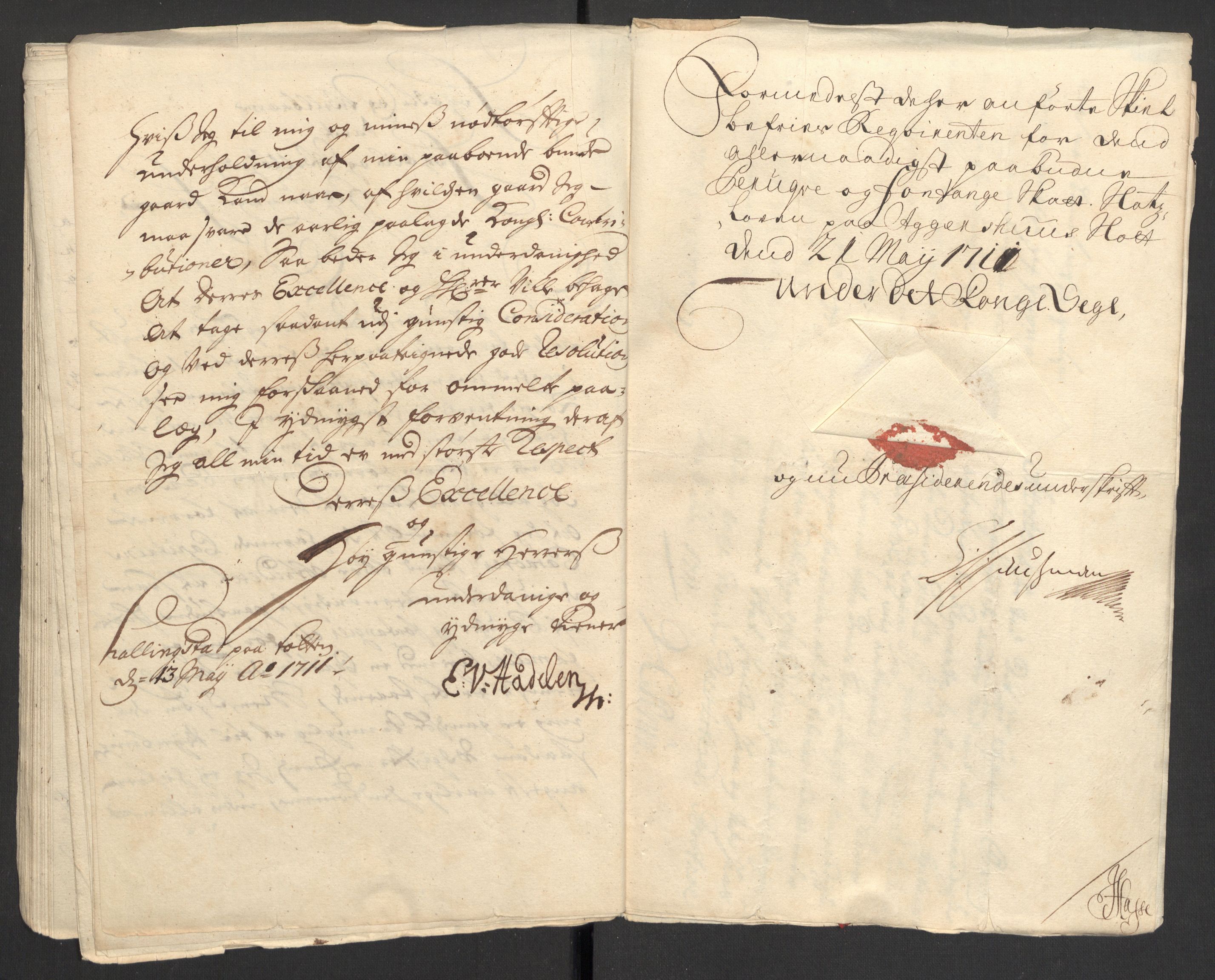 Rentekammeret inntil 1814, Reviderte regnskaper, Fogderegnskap, AV/RA-EA-4092/R18/L1308: Fogderegnskap Hadeland, Toten og Valdres, 1711, s. 248