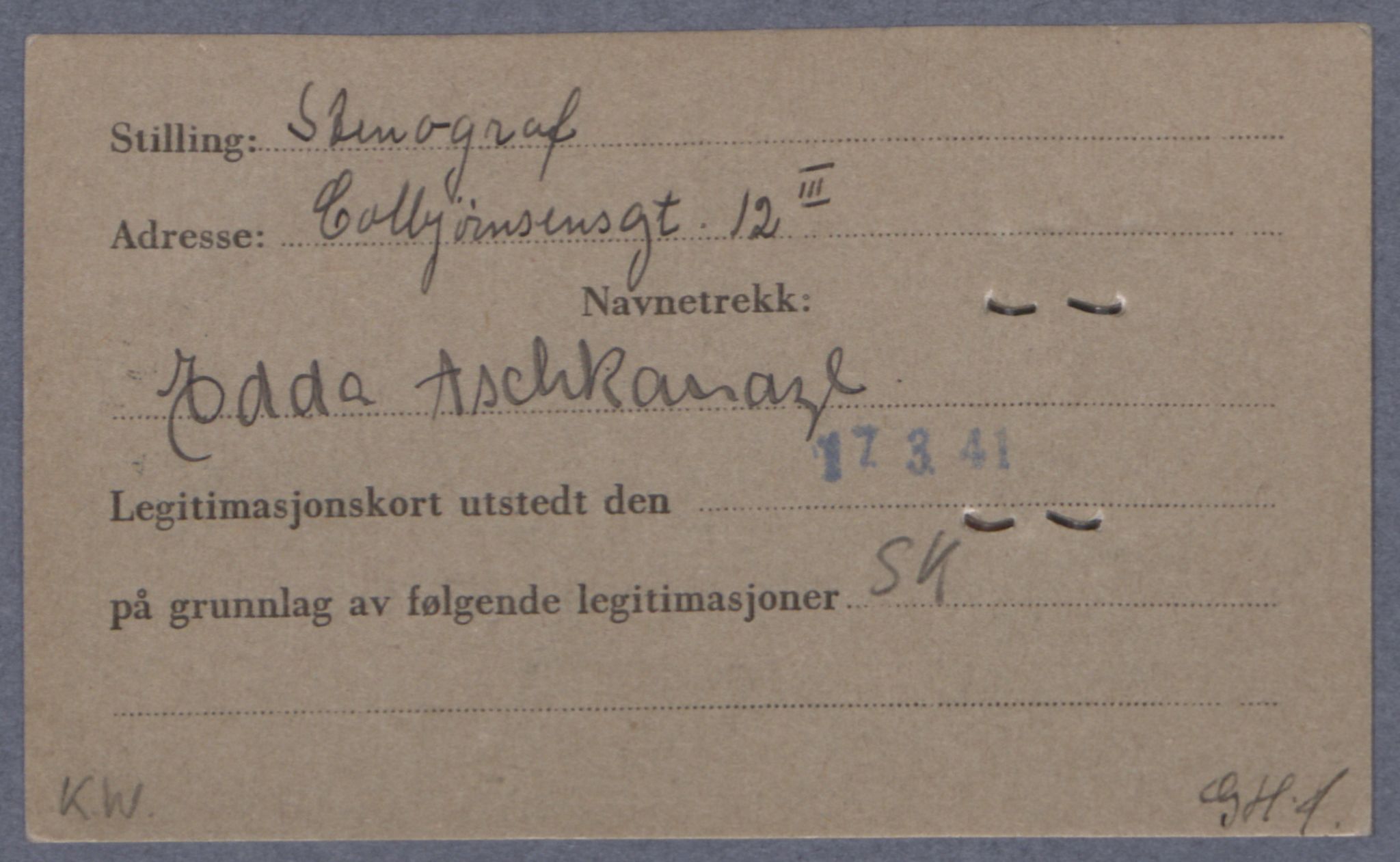 Sosialdepartementet, Våre Falne, RA/S-1708/E/Ee/L0021A: Fotografier av jøder på legitimasjonskort (1941-42), 1941-1942, s. 16