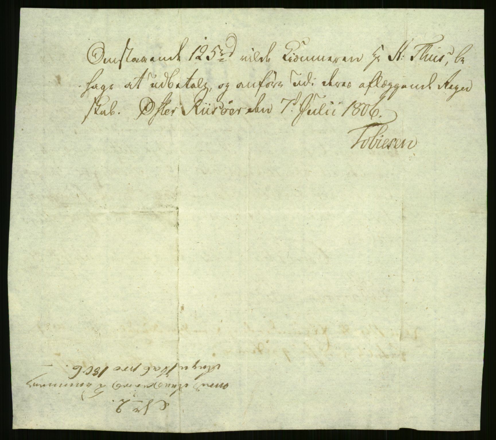 Danske Kanselli 1800-1814, RA/EA-3024/K/Kk/Kka/Kkac/L0237: Kjøpstadregnskap Øster Risør, 1805-1810, s. 351