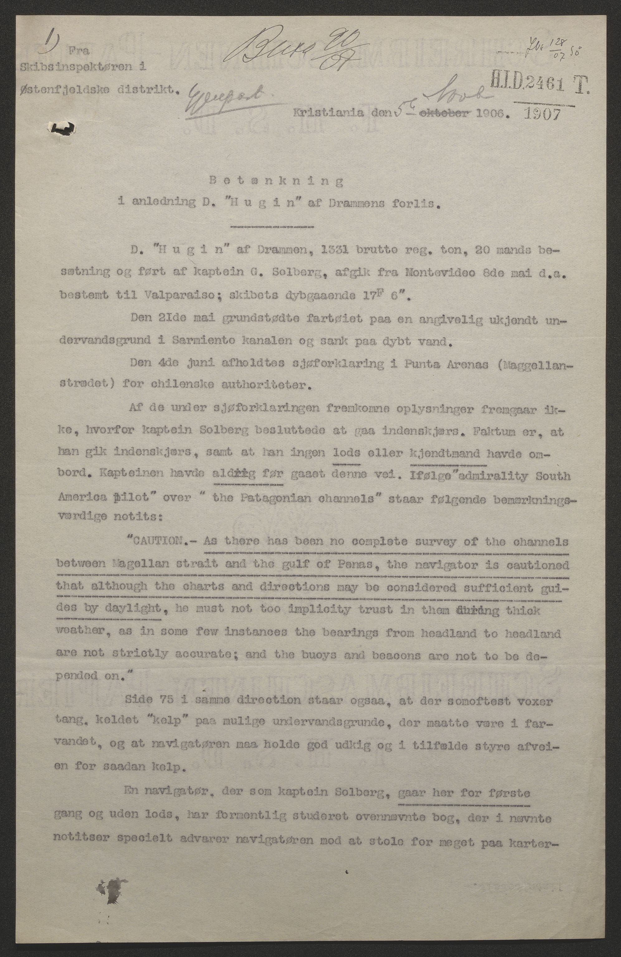 Sjøfartsdirektoratet med forløpere, skipsmapper slettede skip, AV/RA-S-4998/F/Fa/L0519: --, 1850-1922, s. 645