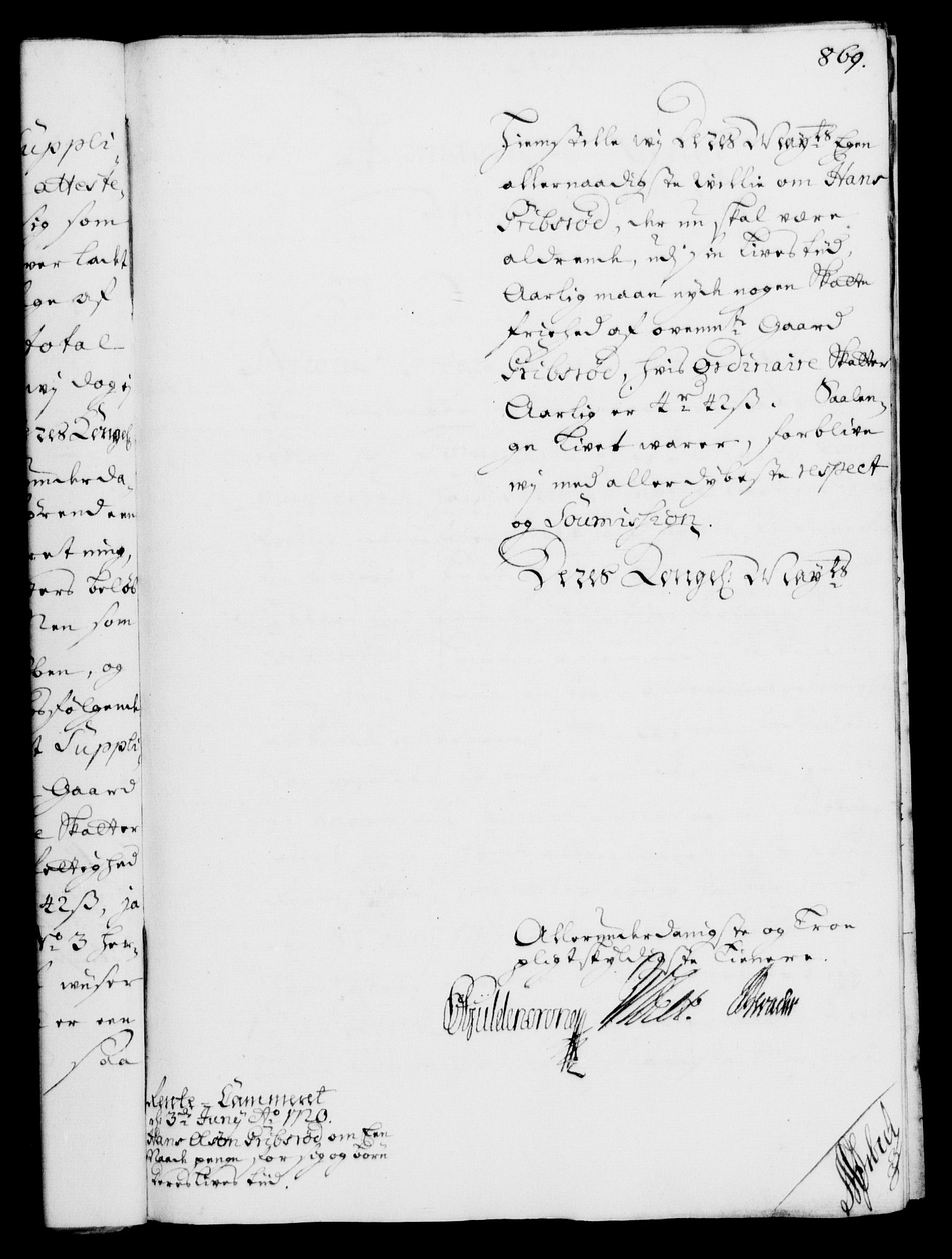 Rentekammeret, Kammerkanselliet, RA/EA-3111/G/Gf/Gfa/L0002: Norsk relasjons- og resolusjonsprotokoll (merket RK 52.2), 1720, s. 838
