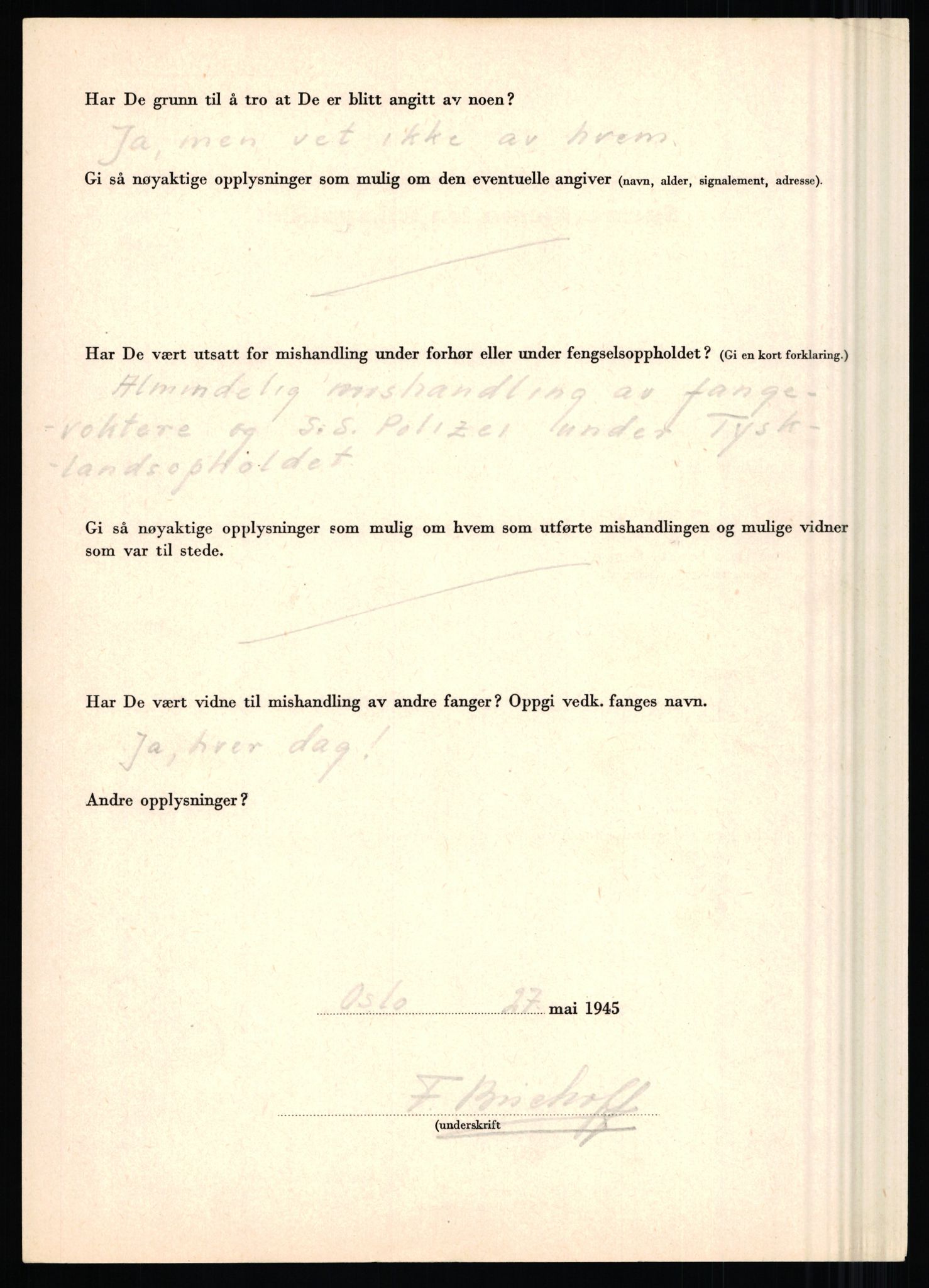 Rikspolitisjefen, AV/RA-S-1560/L/L0002: Berg, Alf - Bråthen, Thorleif, 1940-1945, s. 429