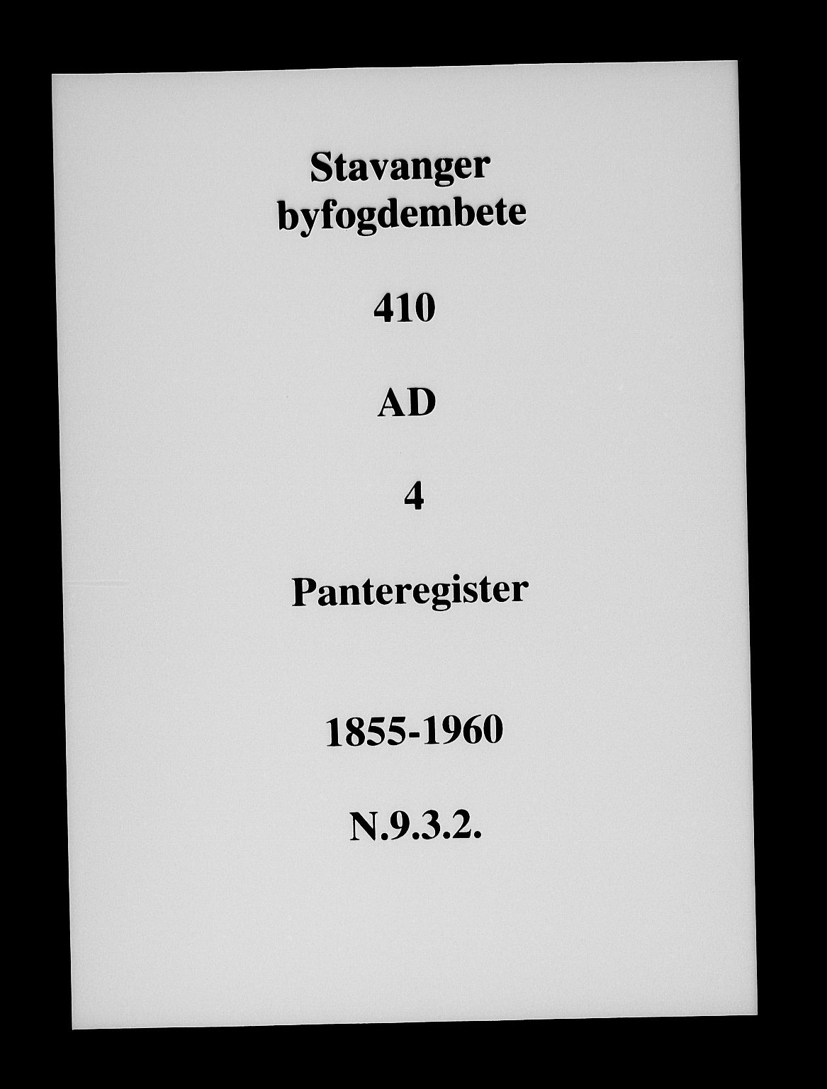 Stavanger byfogd, SAST/A-101408/001/4/41/410/410AD/L0004: Panteregister nr. AD 4, 1904