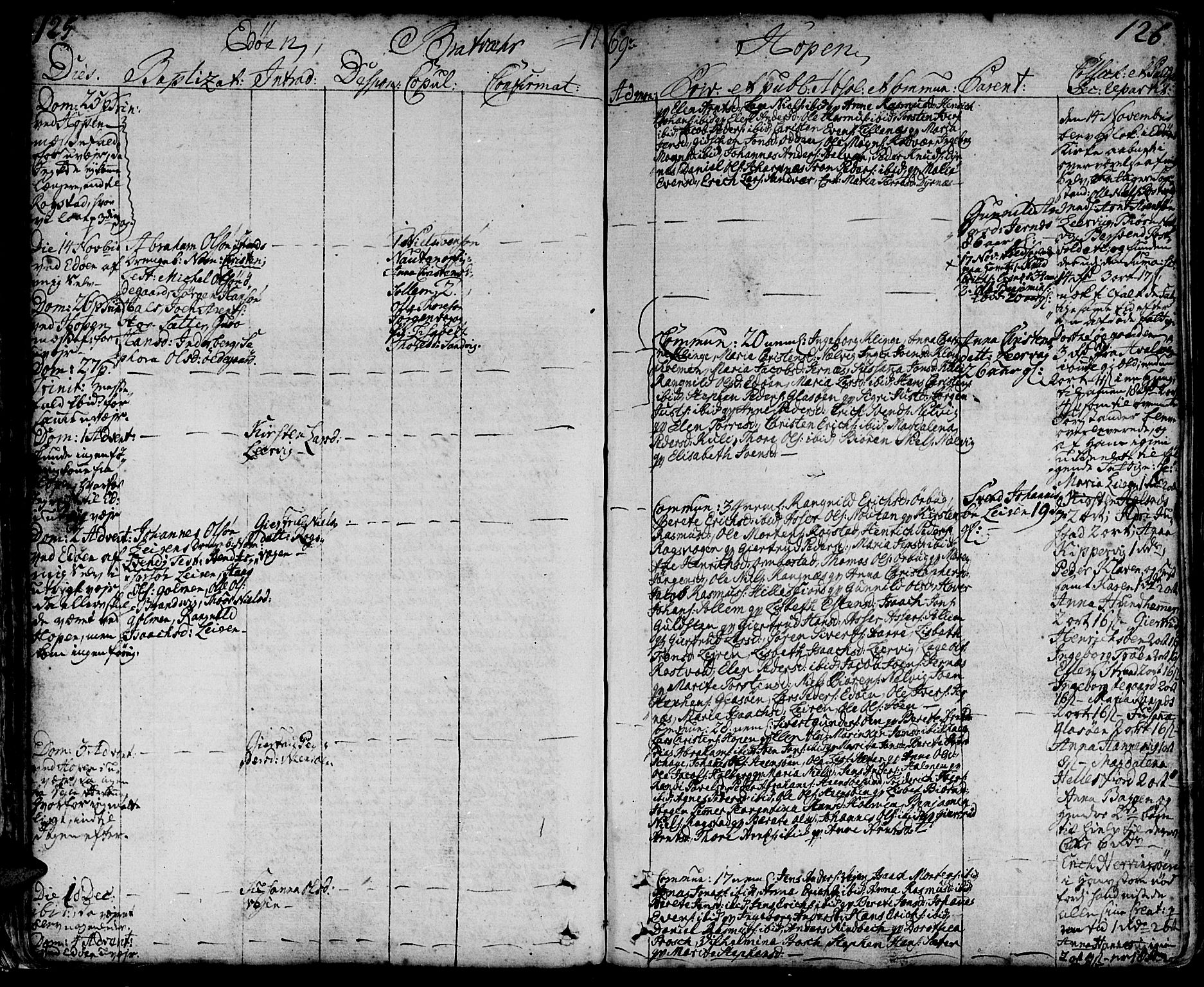 Ministerialprotokoller, klokkerbøker og fødselsregistre - Møre og Romsdal, AV/SAT-A-1454/581/L0932: Ministerialbok nr. 581A02, 1767-1823, s. 125-126