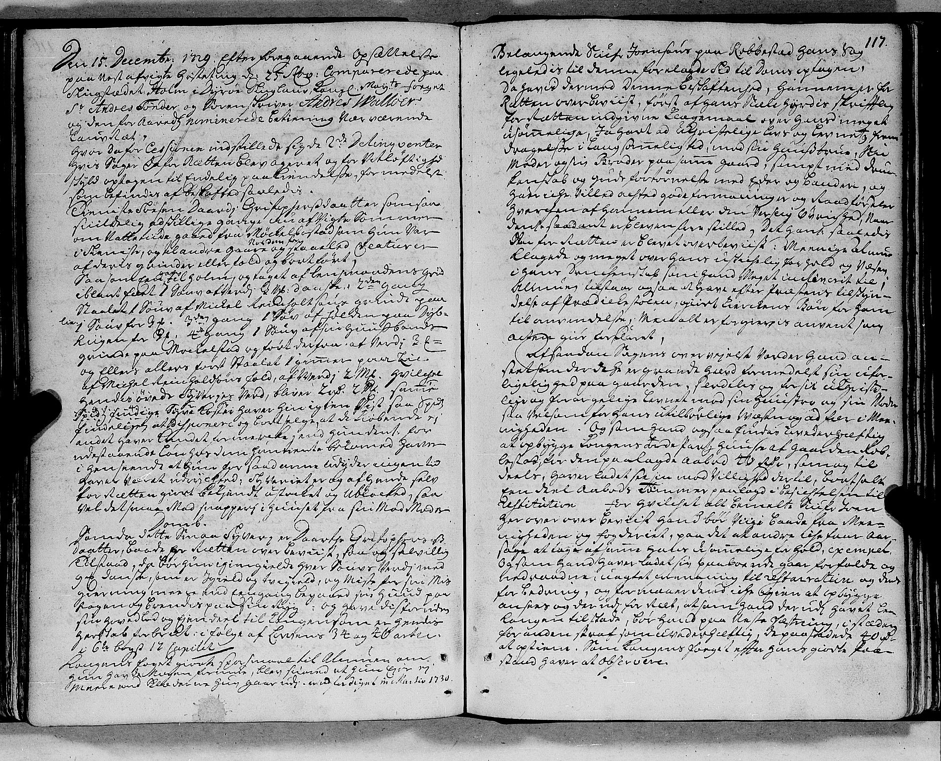 Sorenskriveren i Senja (-1755), SATØ/S-0260, 1727-1731, s. 116b-117a