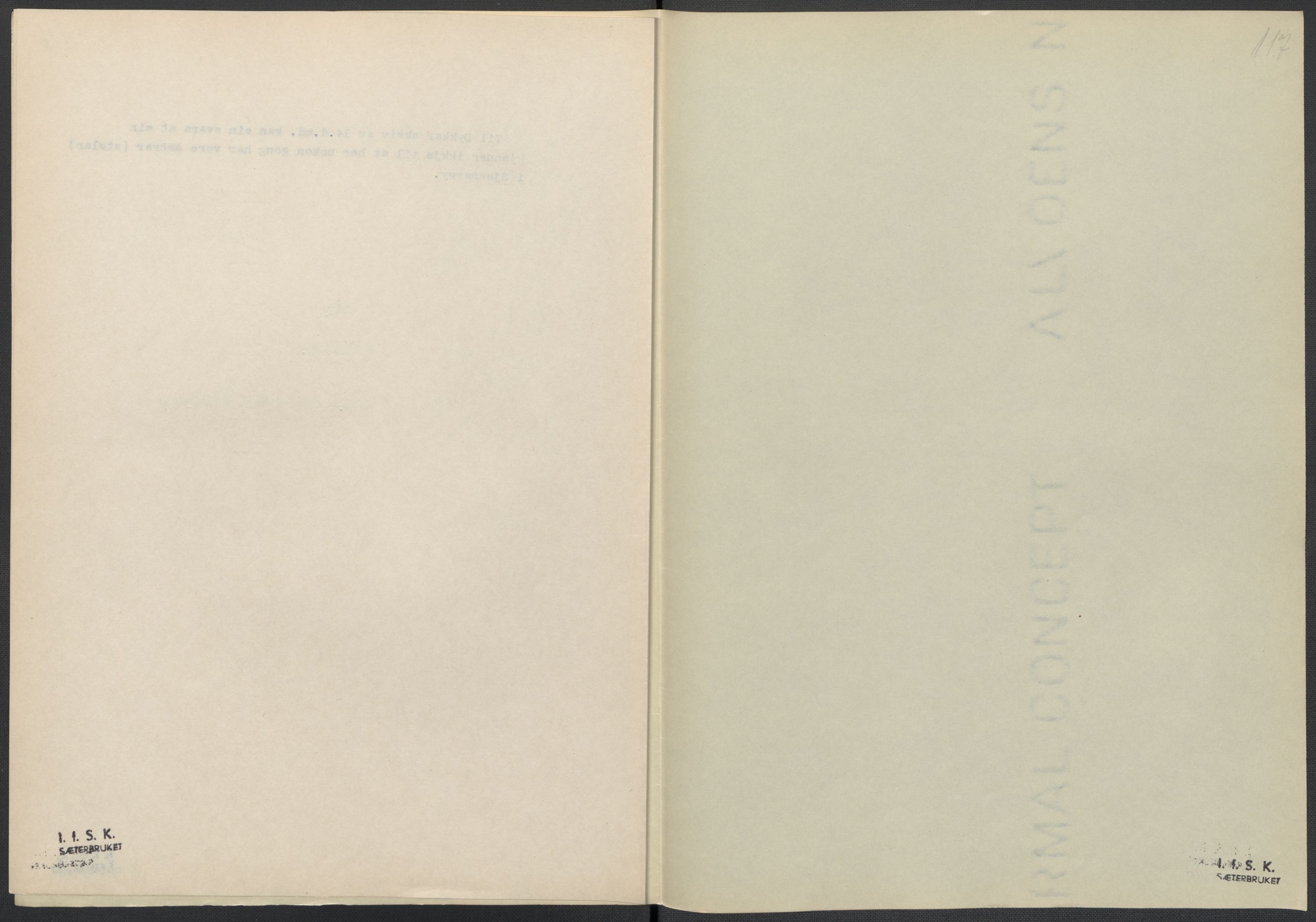 Instituttet for sammenlignende kulturforskning, AV/RA-PA-0424/F/Fc/L0009/0001: Eske B9: / Rogaland (perm XXII), 1932-1935, s. 117