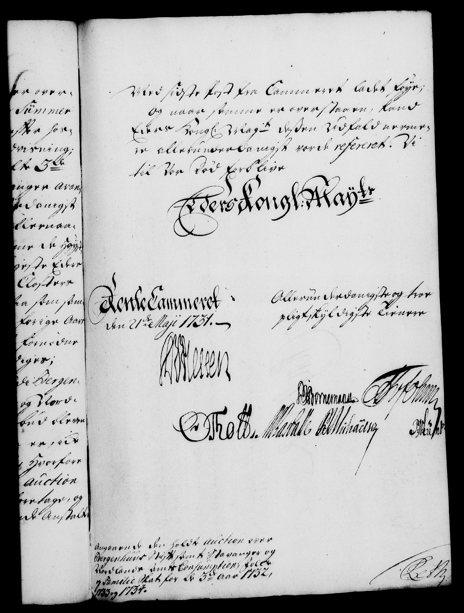 Rentekammeret, Kammerkanselliet, RA/EA-3111/G/Gf/Gfa/L0014: Norsk relasjons- og resolusjonsprotokoll (merket RK 52.14), 1731, s. 223
