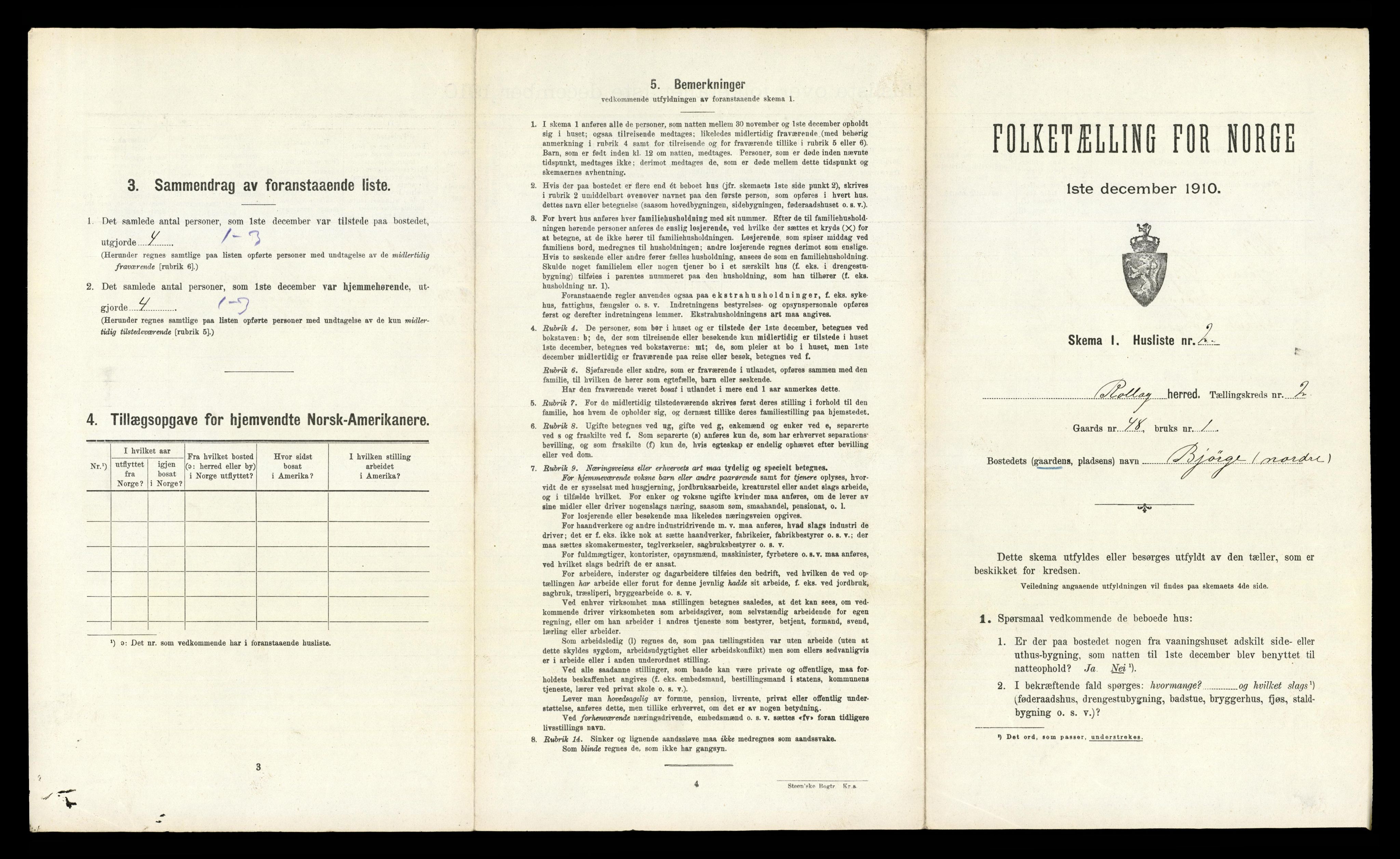 RA, Folketelling 1910 for 0632 Rollag herred, 1910, s. 103